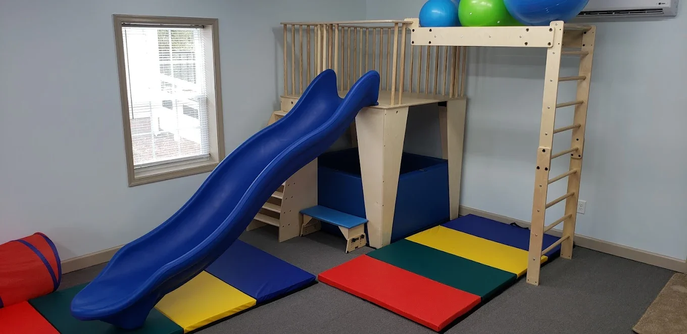 Pediatric therap gym at Therapy Discoveries in Raleigh and Eastern NC