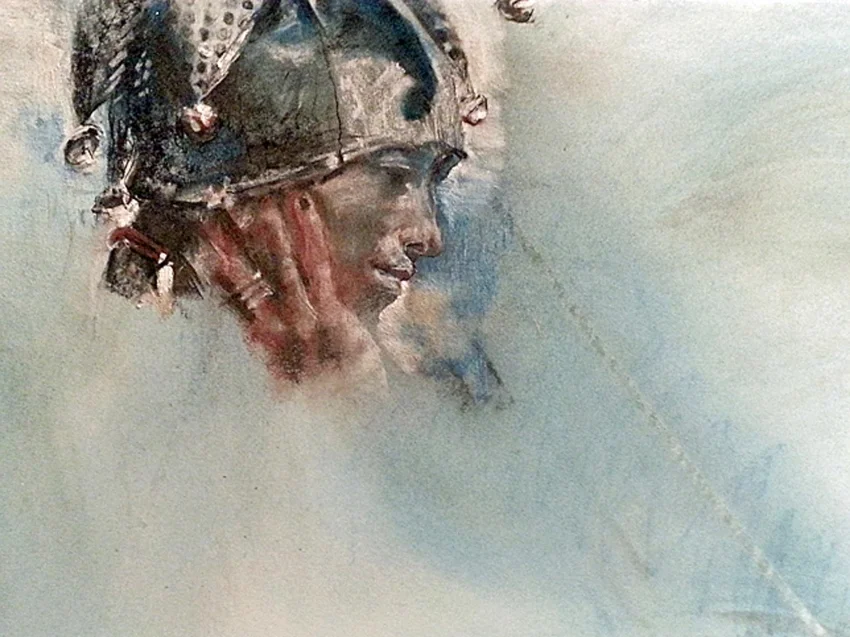 Dejected Jester 1 (detail)