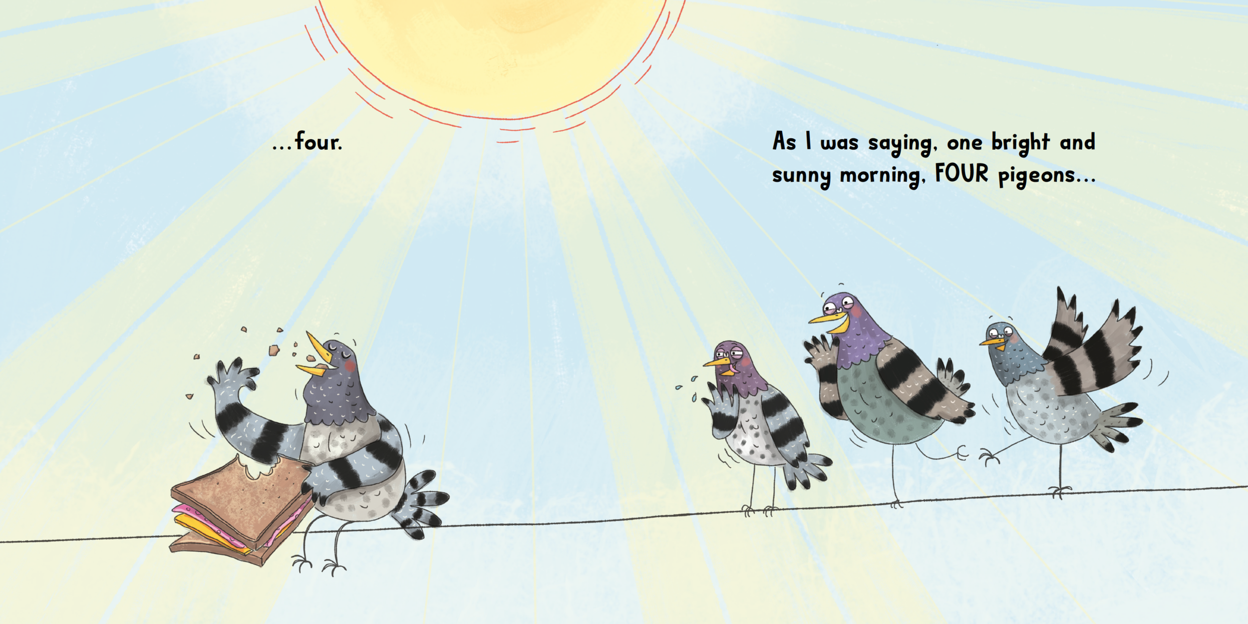 Pigon Doing Math Pigeon Math — The Innovation Press