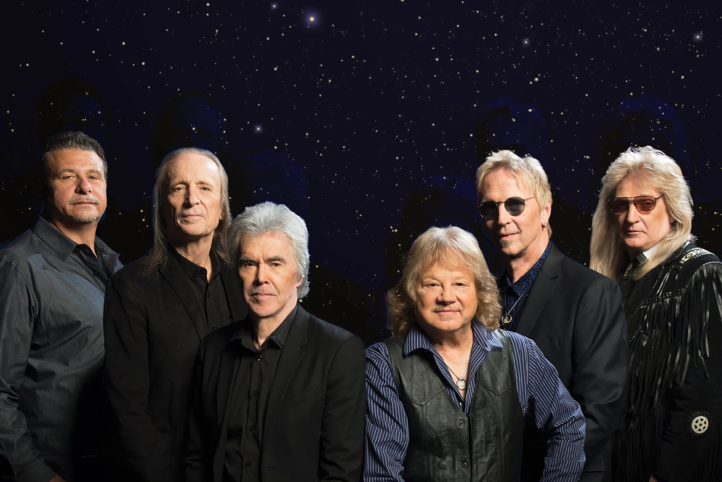 Three Dog Night Members Left to right: Pat Bautz, David Morgan, Danny Hutton, Michael Allsup, Paul Kingery, Eddie Reasoner Photo Courtesy of Three Dog Night | 2016