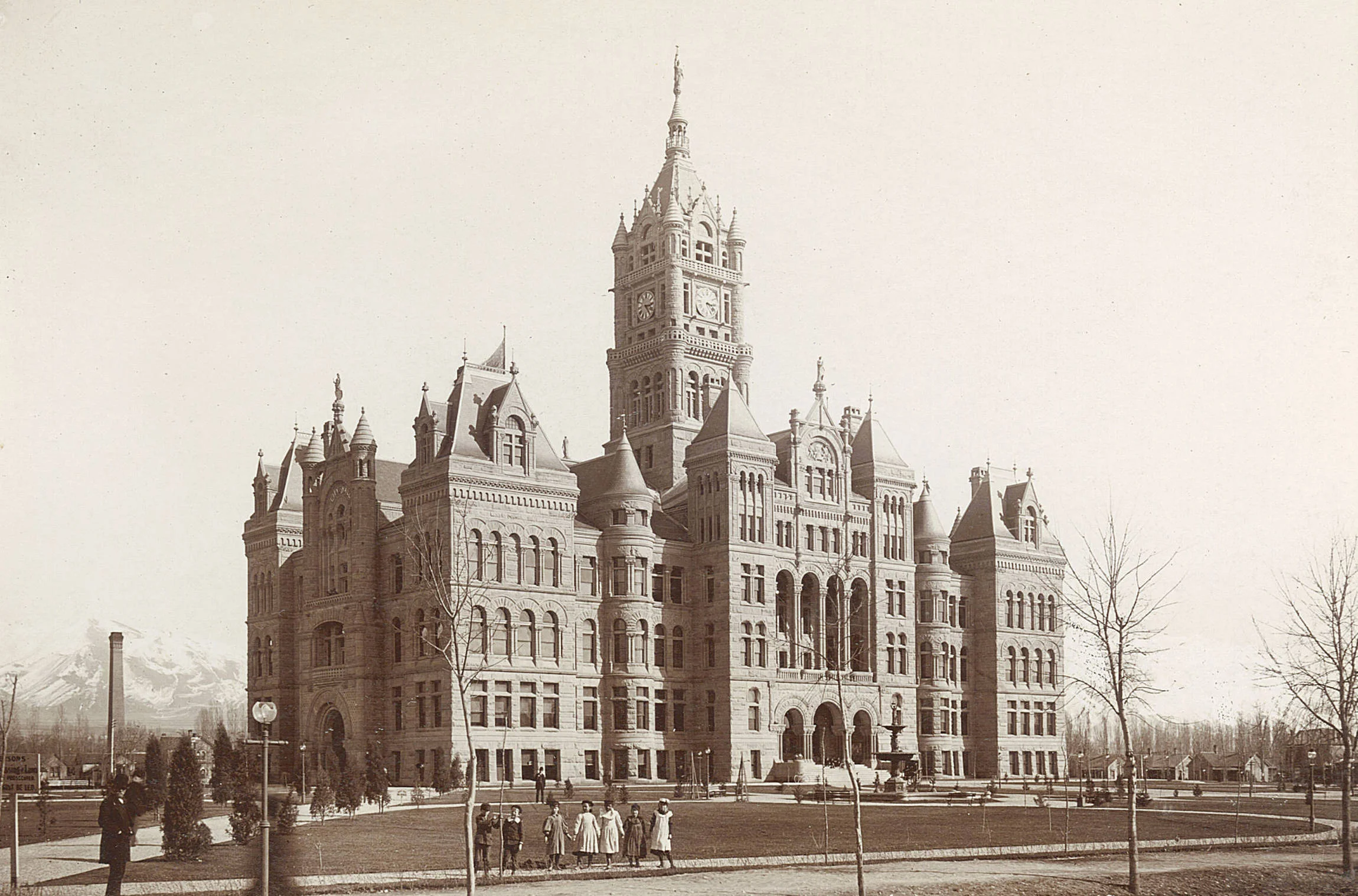 The Salt Lake City and County Building, circa 1894