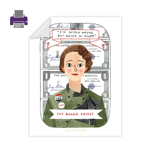 Illustrated Poster Download - Ivy Baker Priest