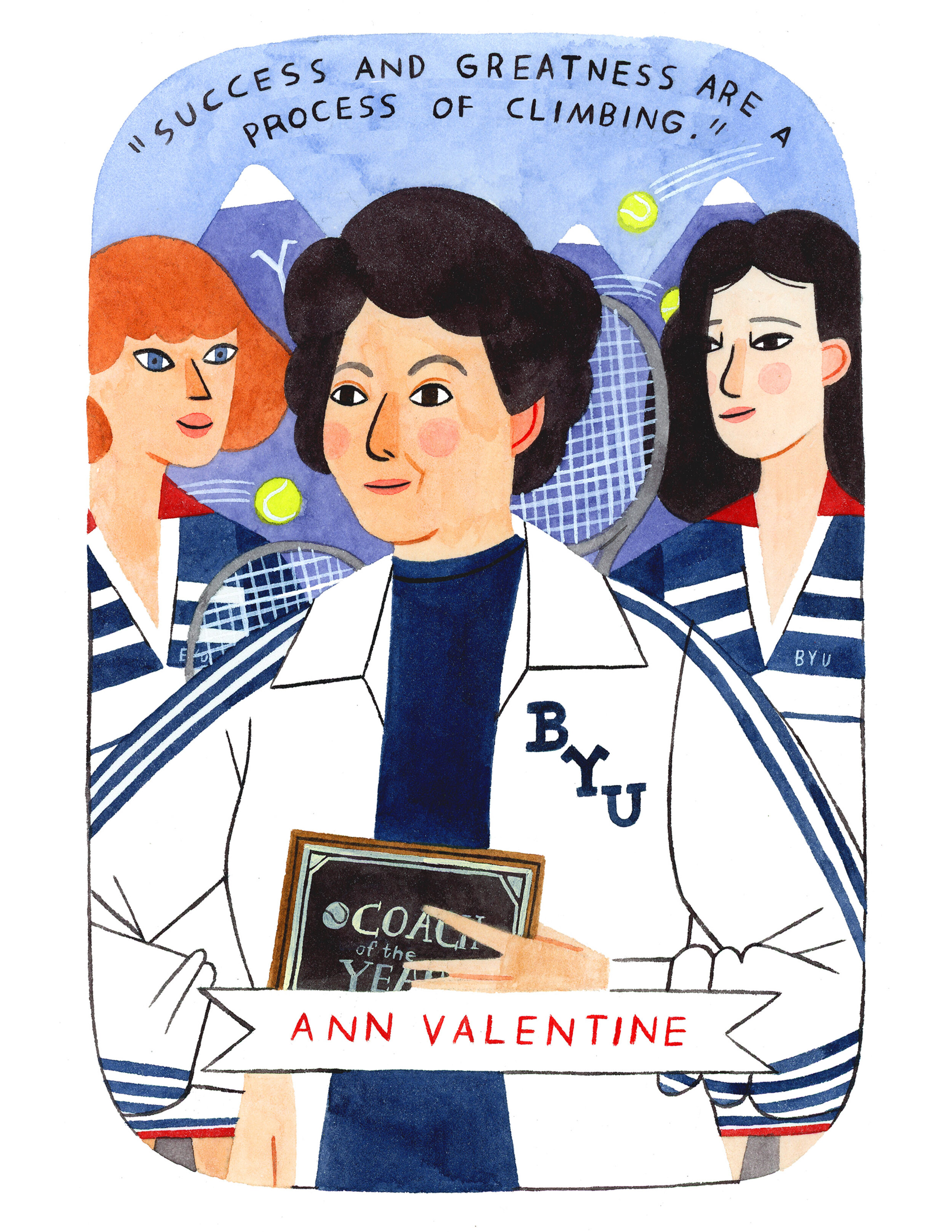 Illustrated Poster Download  - Ann Valentine