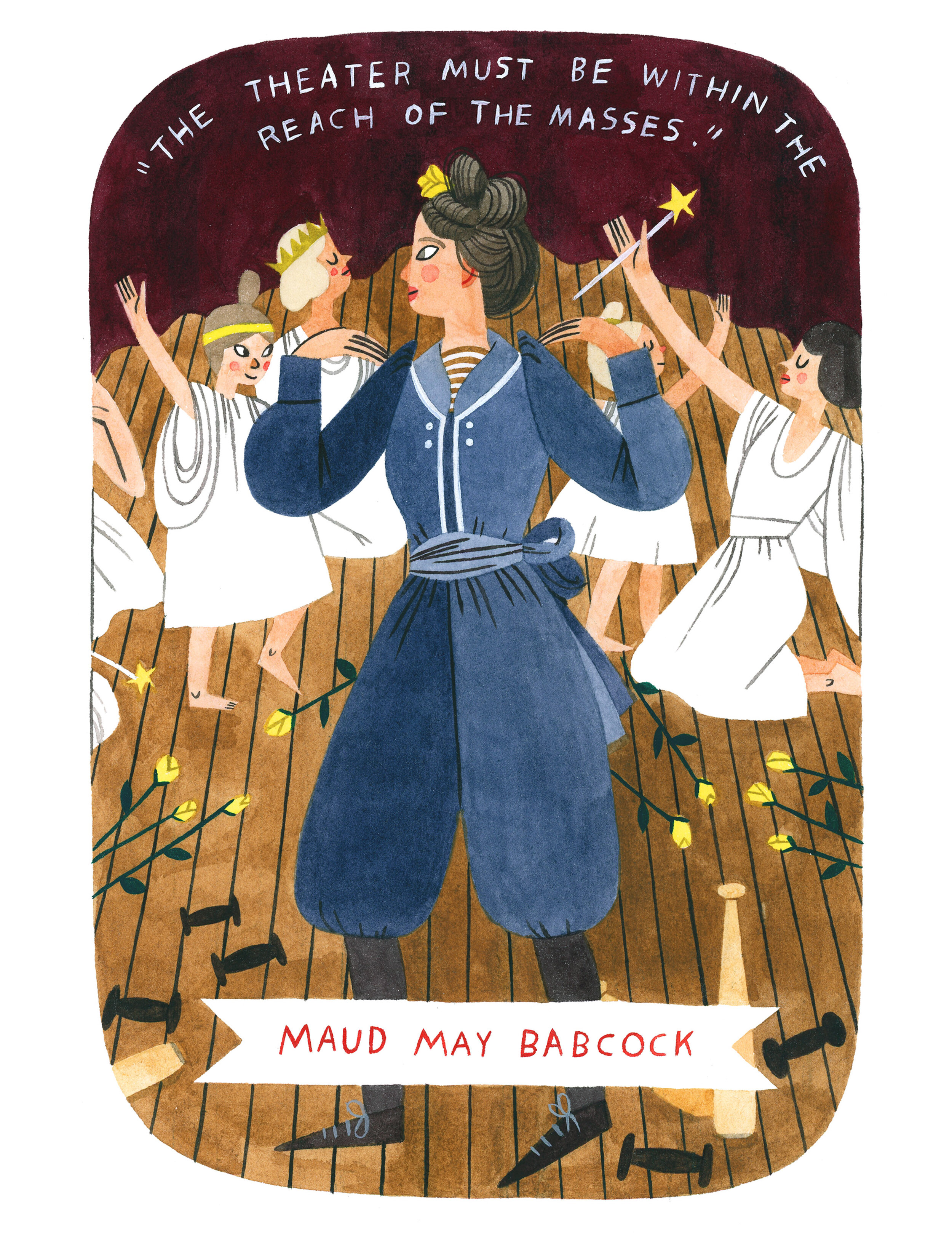 Illustrated Poster Download  - Maud May Babcock