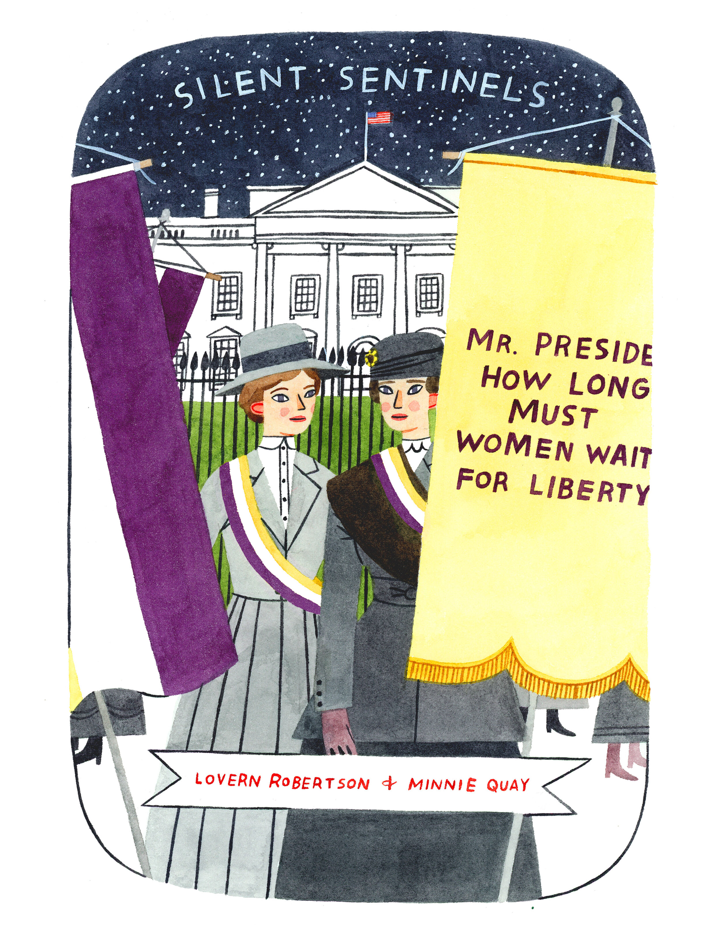 Illustrated Poster Download  - Silent Sentinels