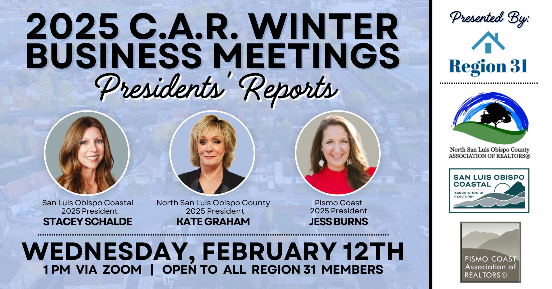 C.A.R. Winter Meeting - Region 31 Reports