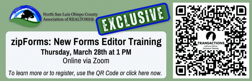 Association Exclusive: New zipForms Editor Training (via Zoom)