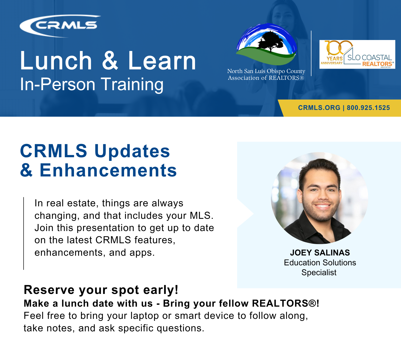 CRMLS Lunch &amp; Learn - Updates &amp; Enhancements