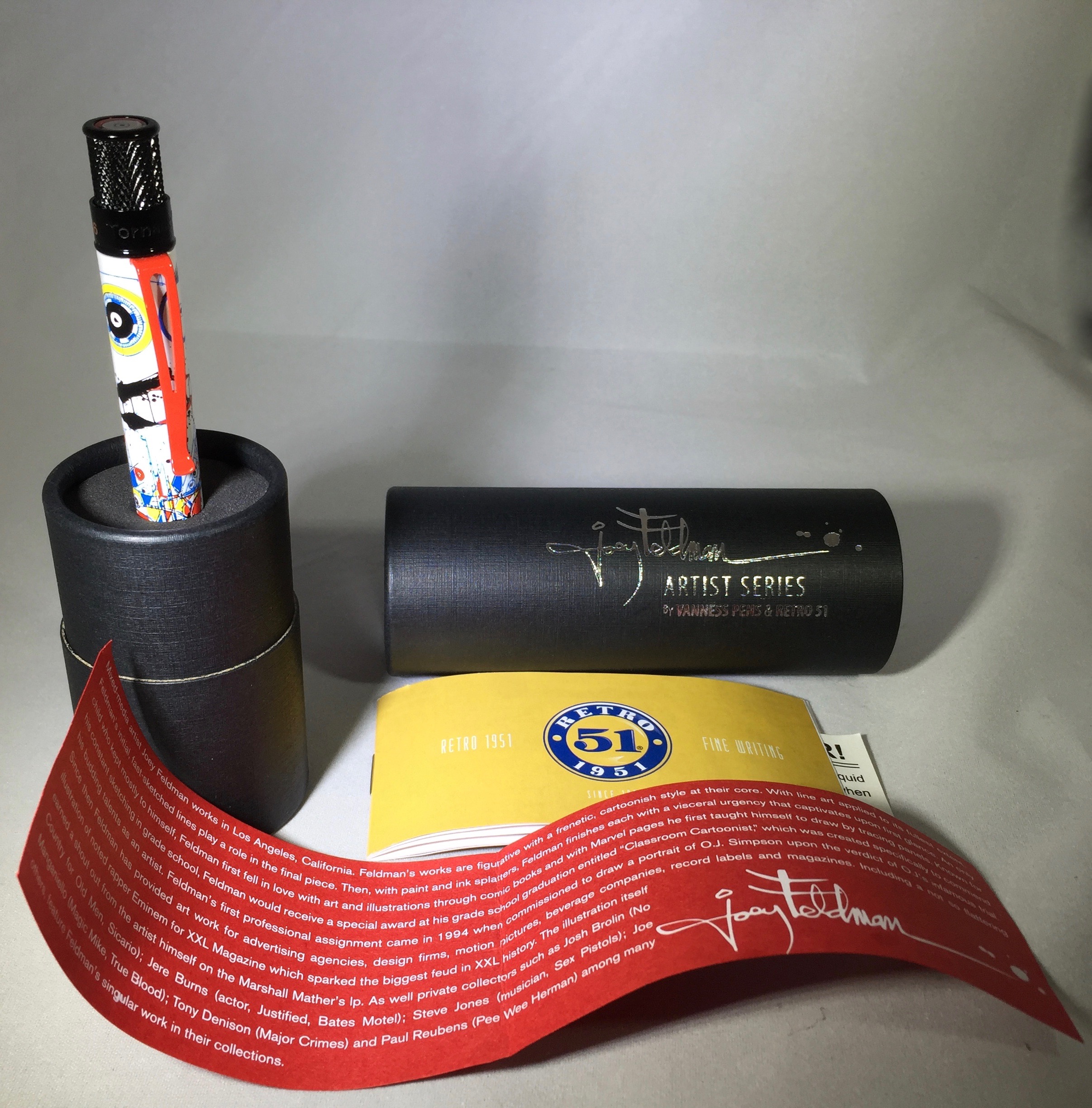 Inside the tube, you will find the pen and some inserts.