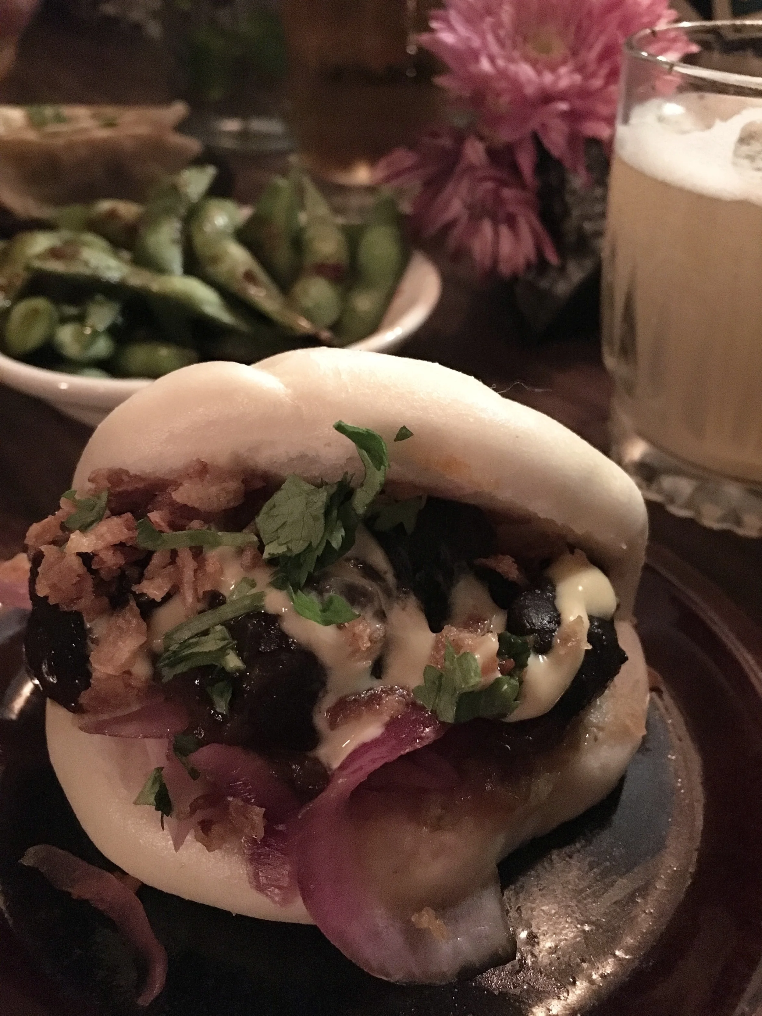 Shiitake mushroom steamed bun £4.50