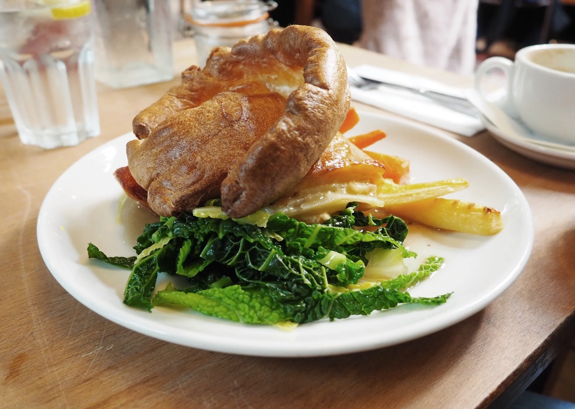 The butternut squash, potato and walnut gratin roast