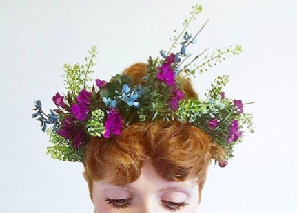  Make your own fresh flower headdress @ Peckham Springs 