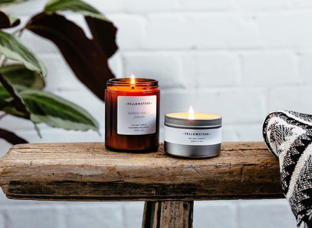 Natural Soy candles hand poured in Peckham