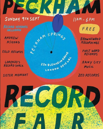 Peckham Record Fair is back @ Peckham Springs 
