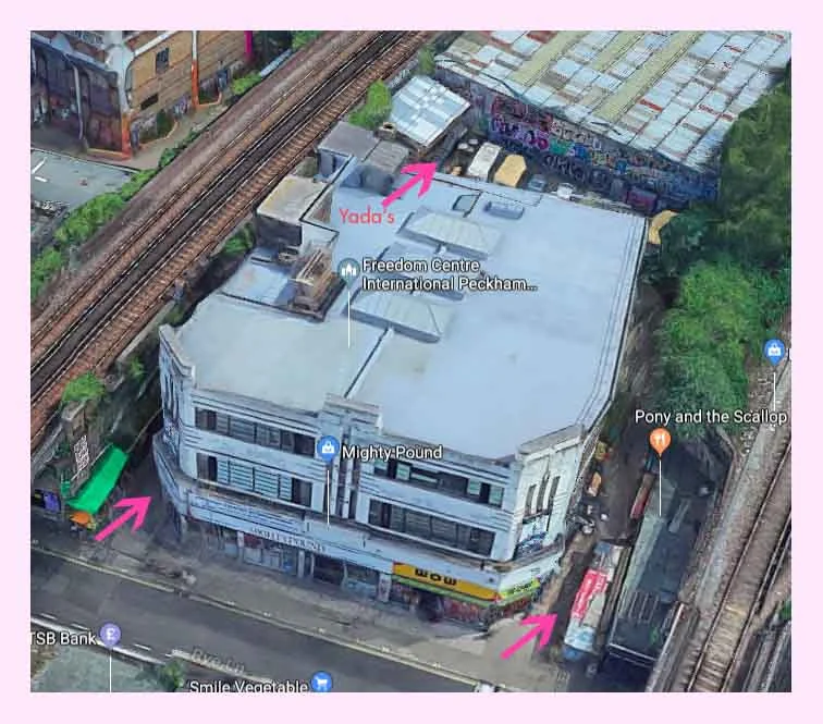 Where to find Yada’s. Image: google maps
