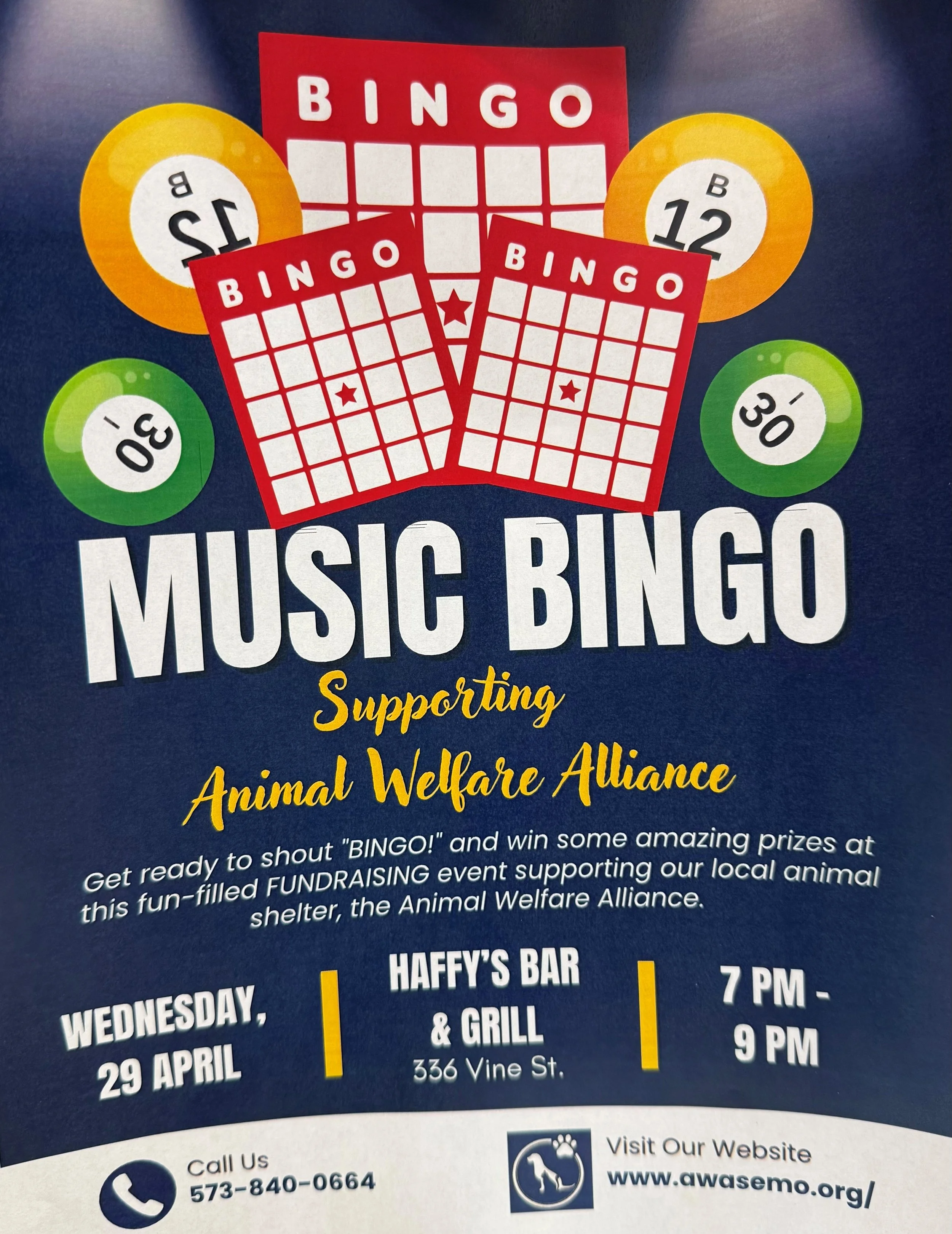 Music Bingo at Haffy’s