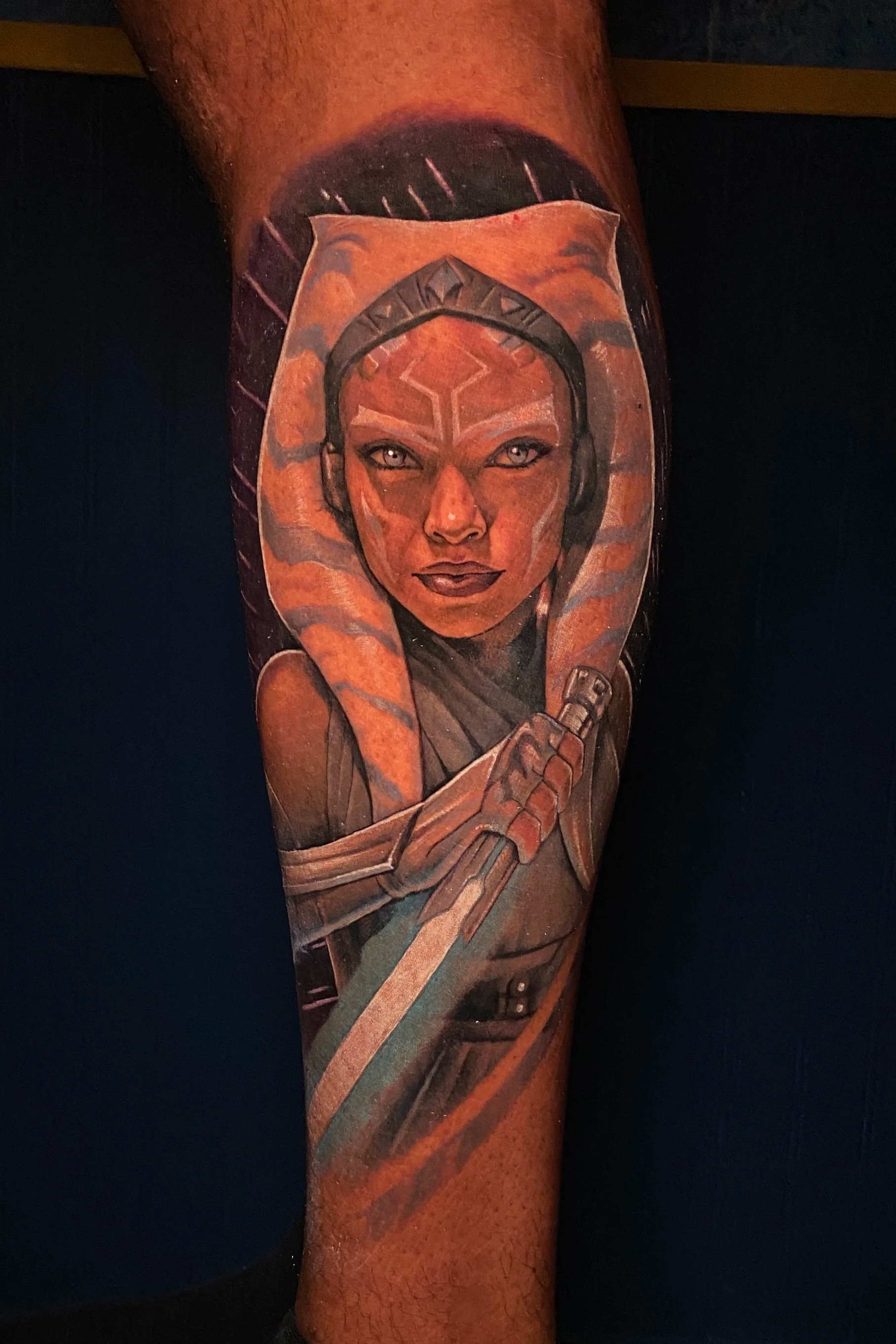 Adriana-hallow-Melanated-skin-color-realism-tattoo-nyc-ashoka-star-wars.png