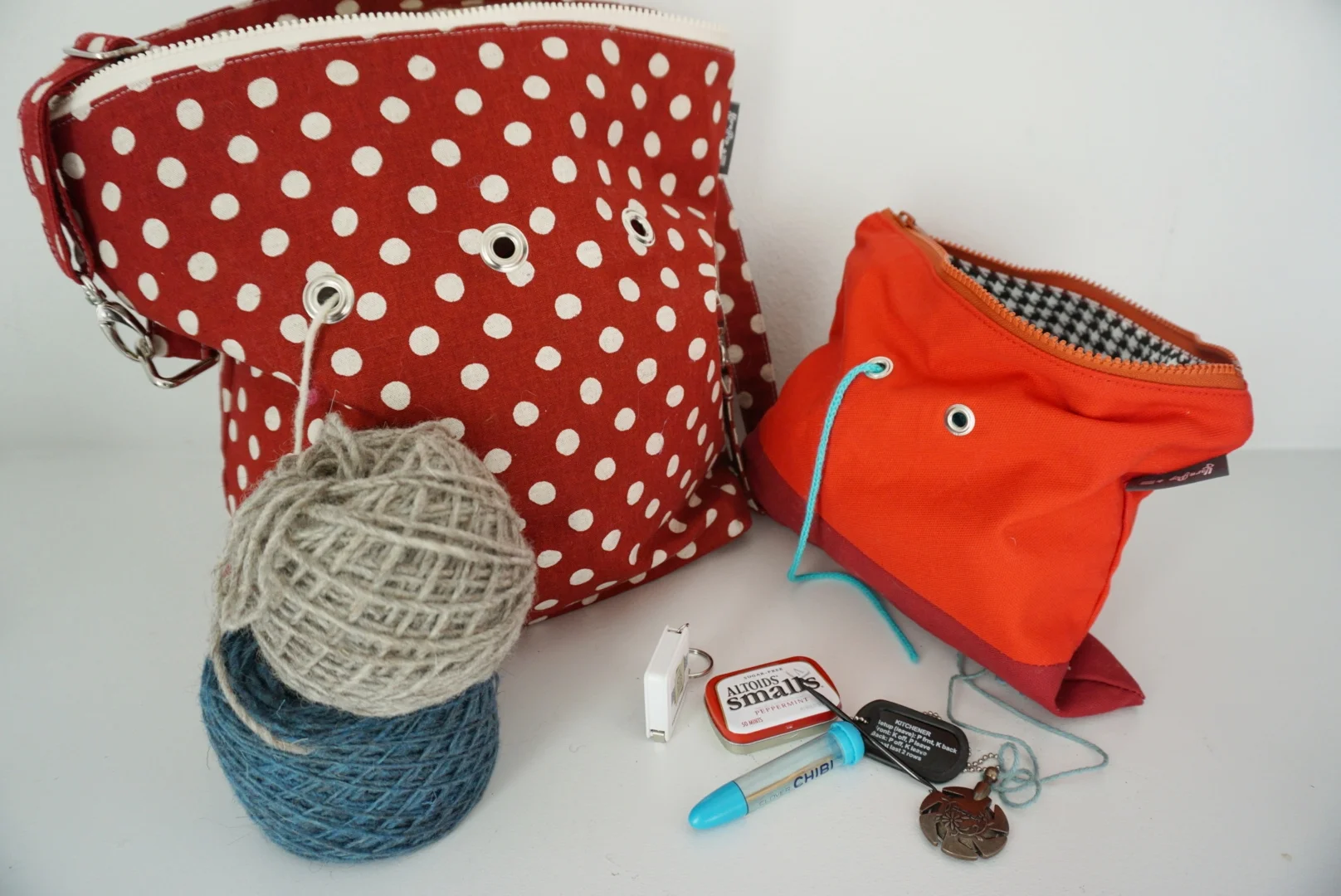 Getting ready for a big trip? Pack yarn and a few key tools. 