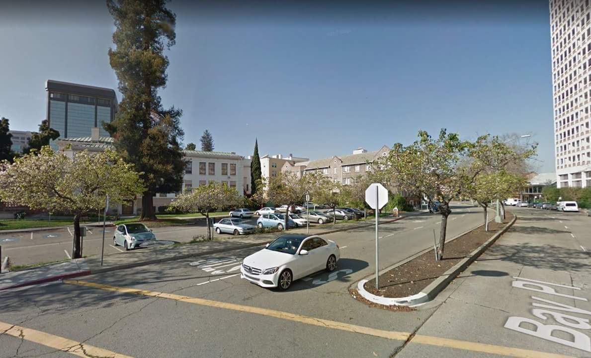 View from Bay Place corner Montecito Avenue.