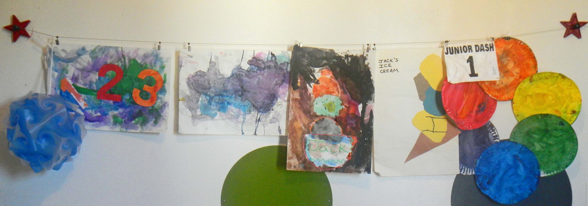 Organizing kids artwork