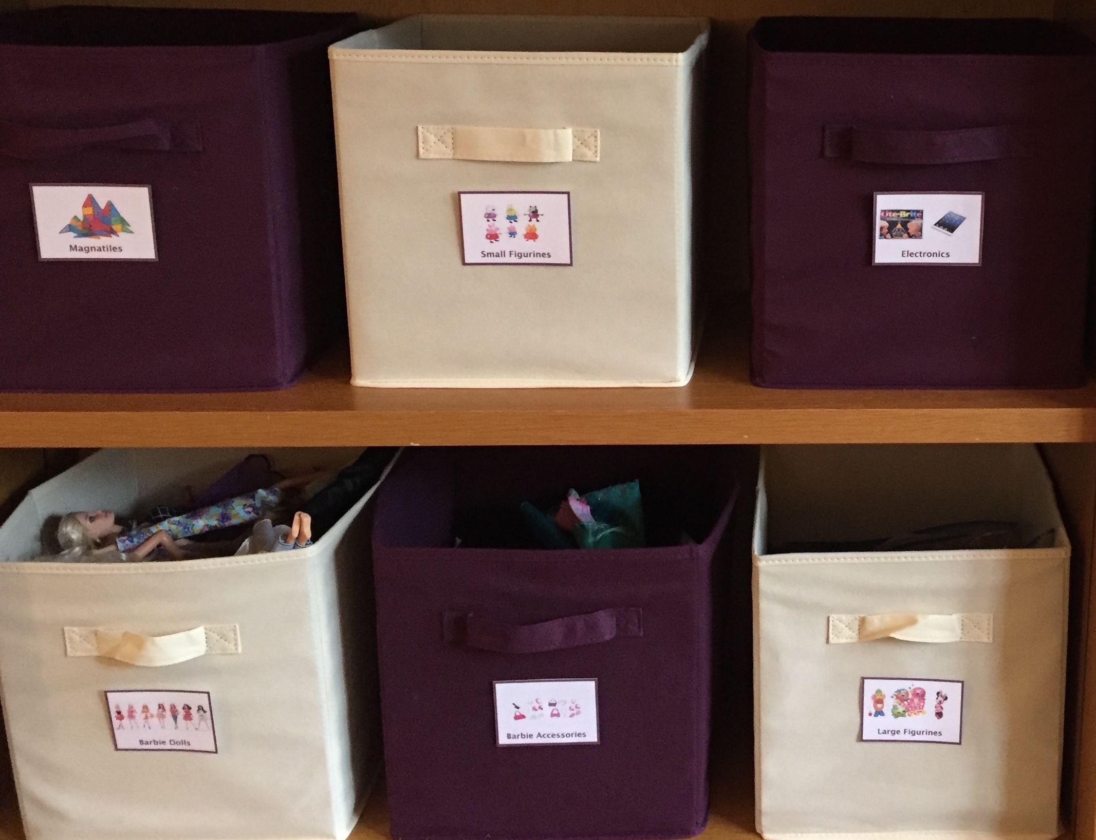 toy organizing bins