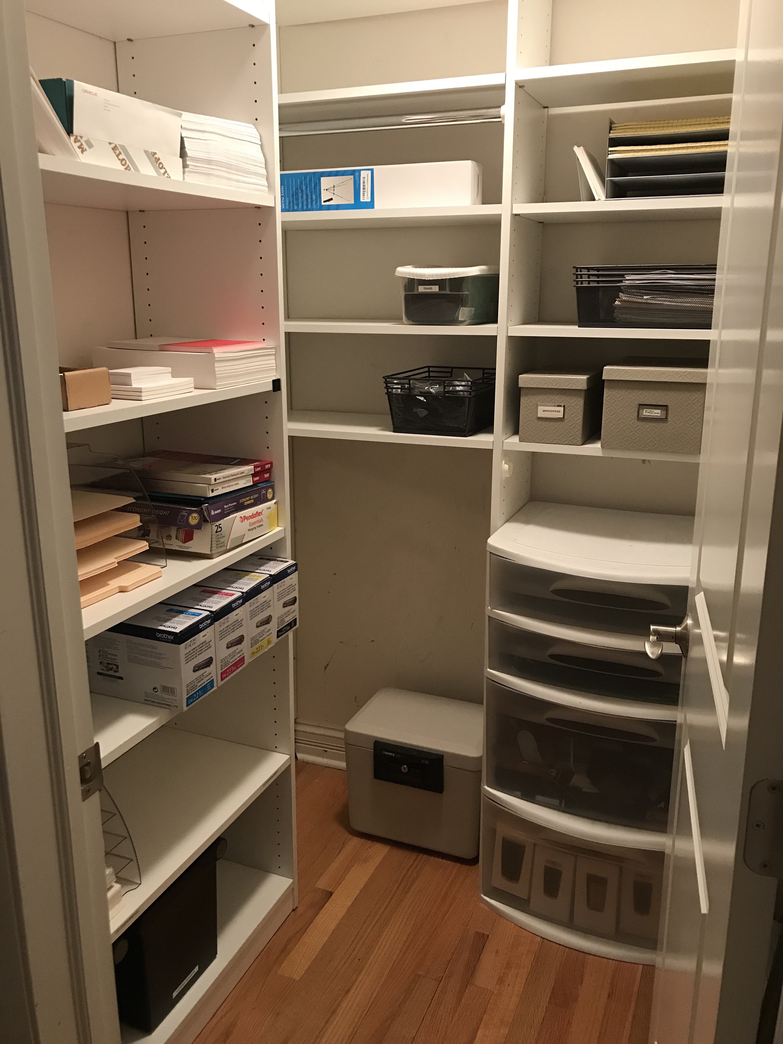 Office Closet AFTER