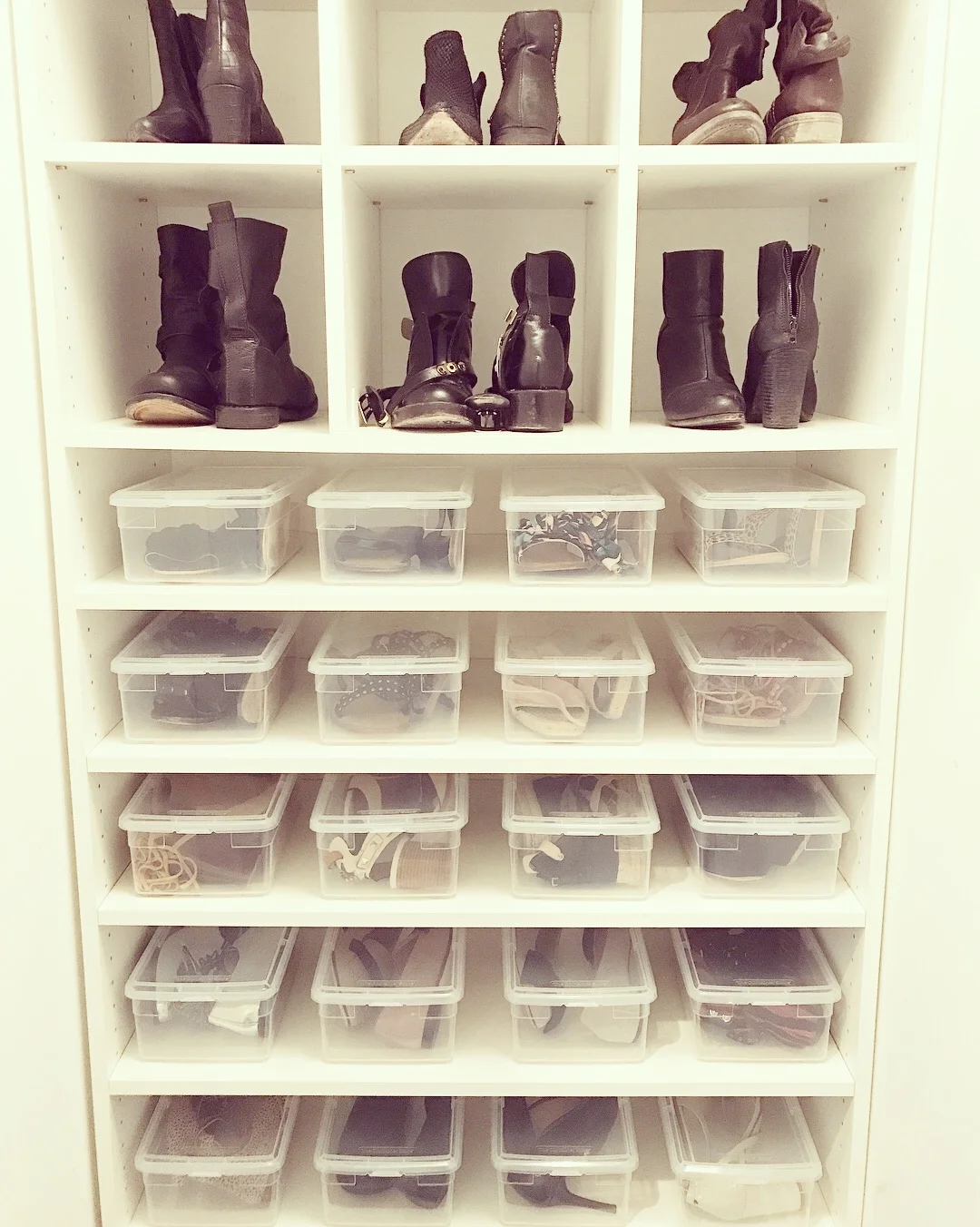 Closet organizing