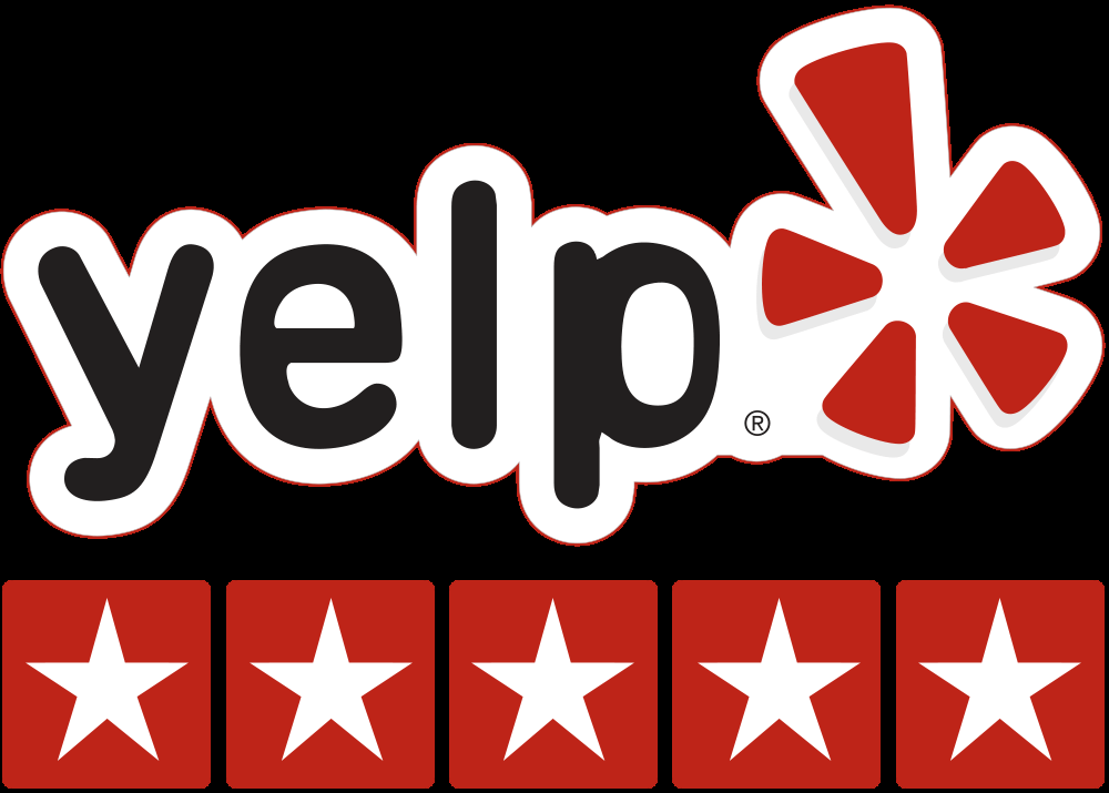 5 star reviews on Yelp !