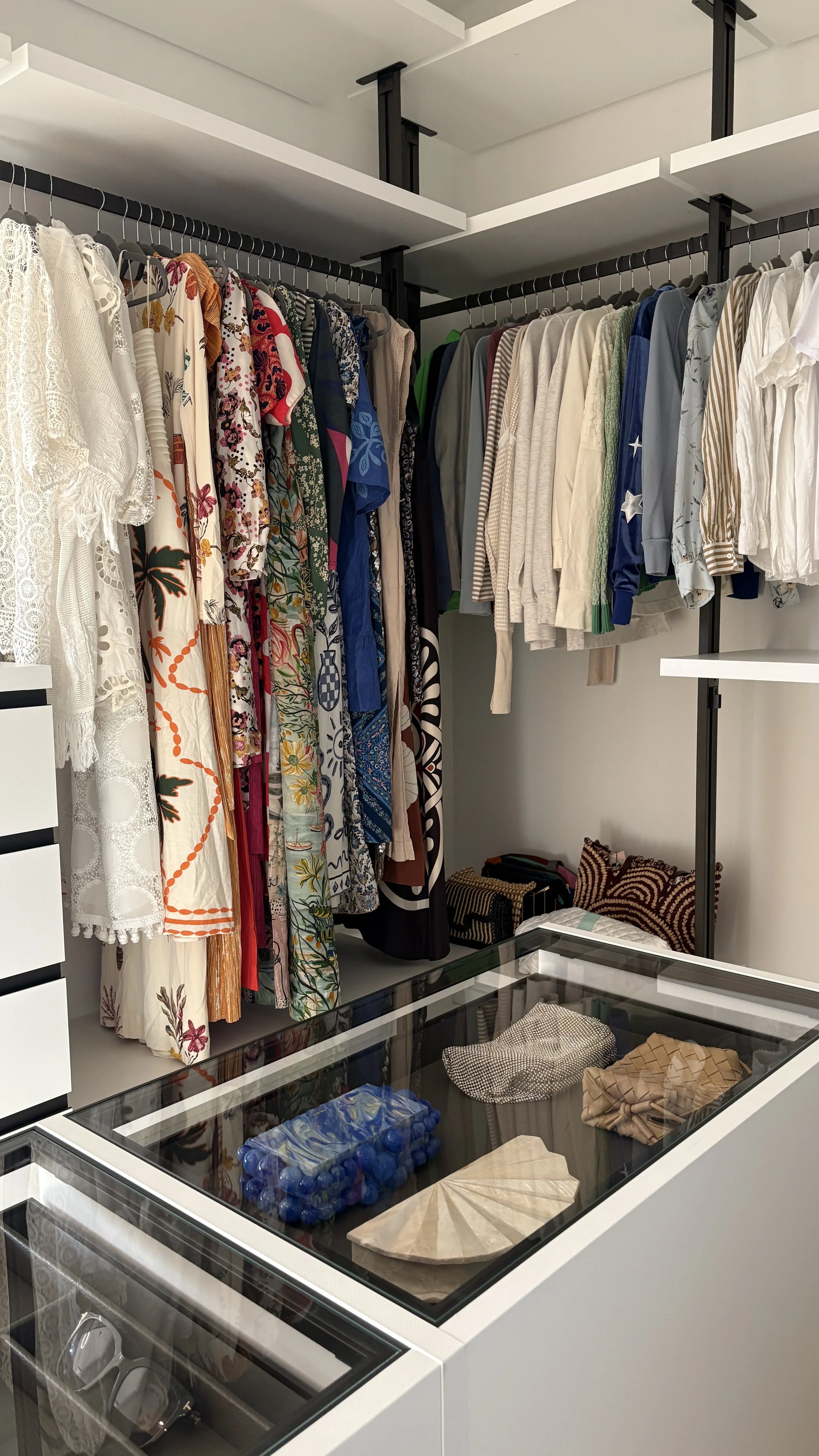 Closet organizing