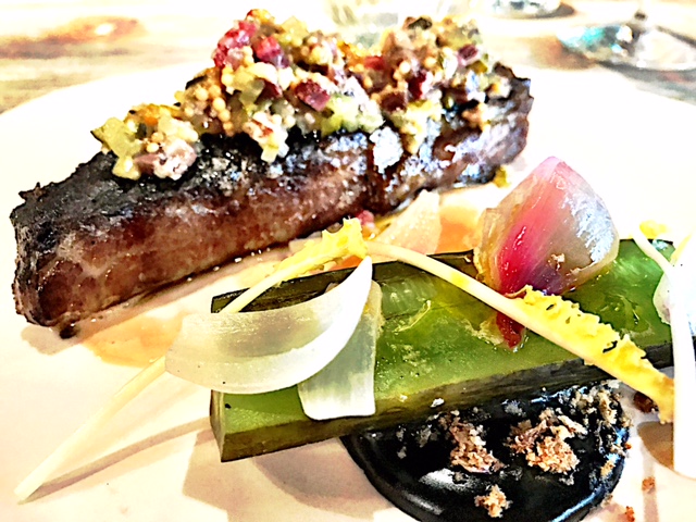 Delicious Jacobs Ladder—aka short ribs—entree