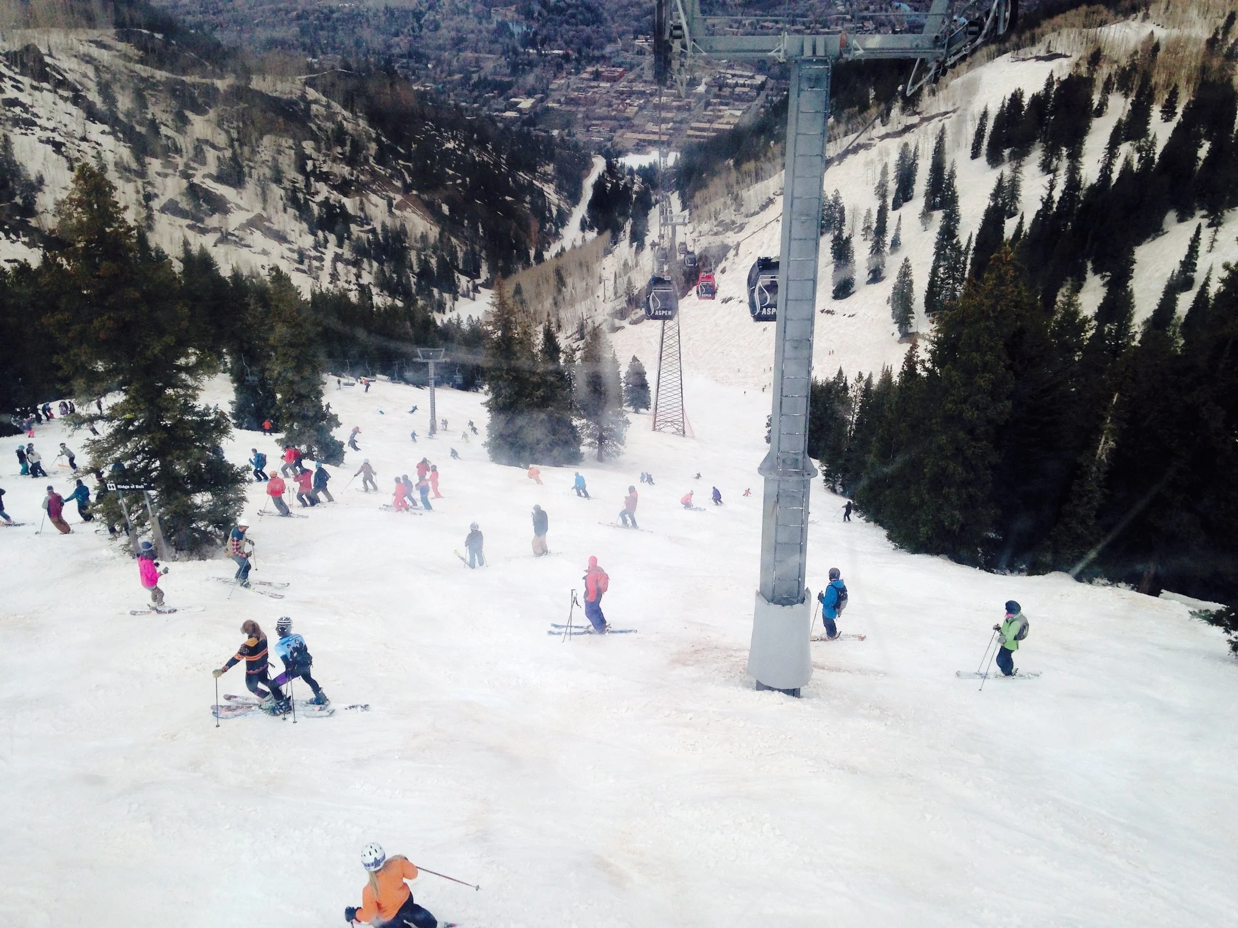 A spring day on Aspen Mountain’s Ridge of Bell janet o’Grady