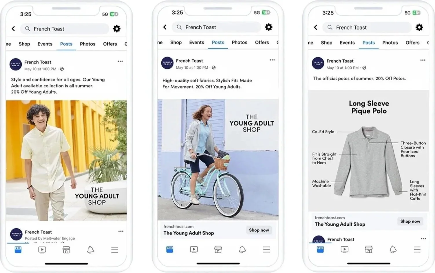 Campaign concepts adapted for mobile and social platforms while maintaining visual consistency.