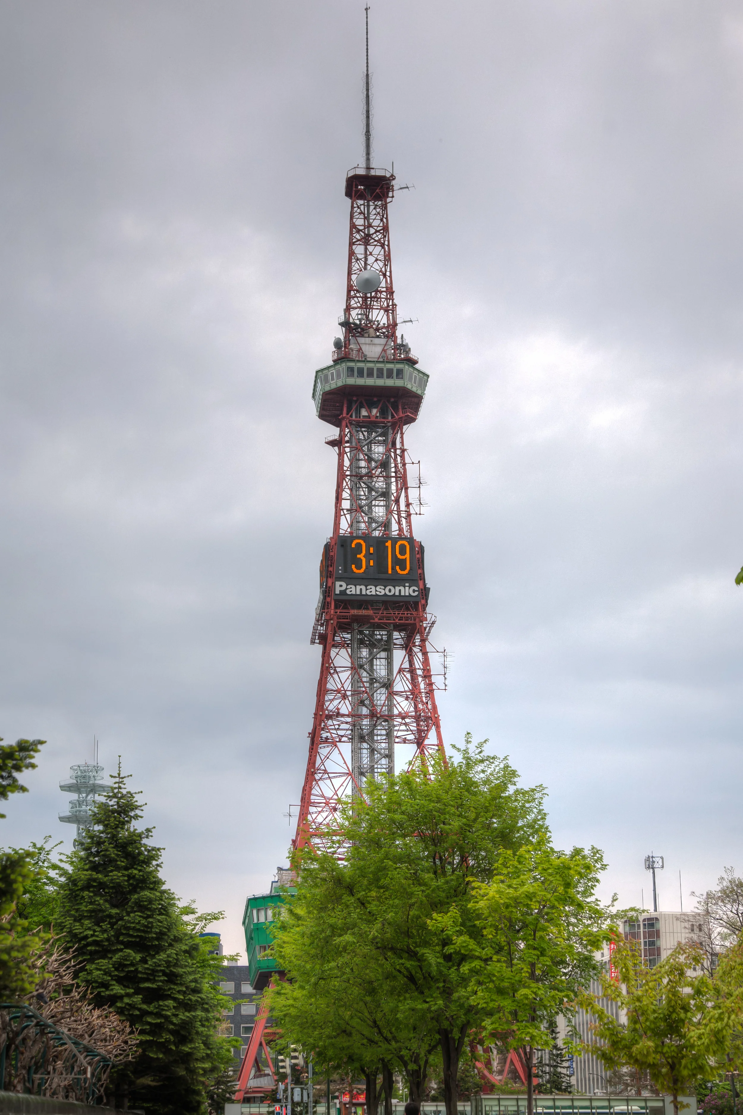  After a long day of flying we check out 147.2m Saporro TV Tower 