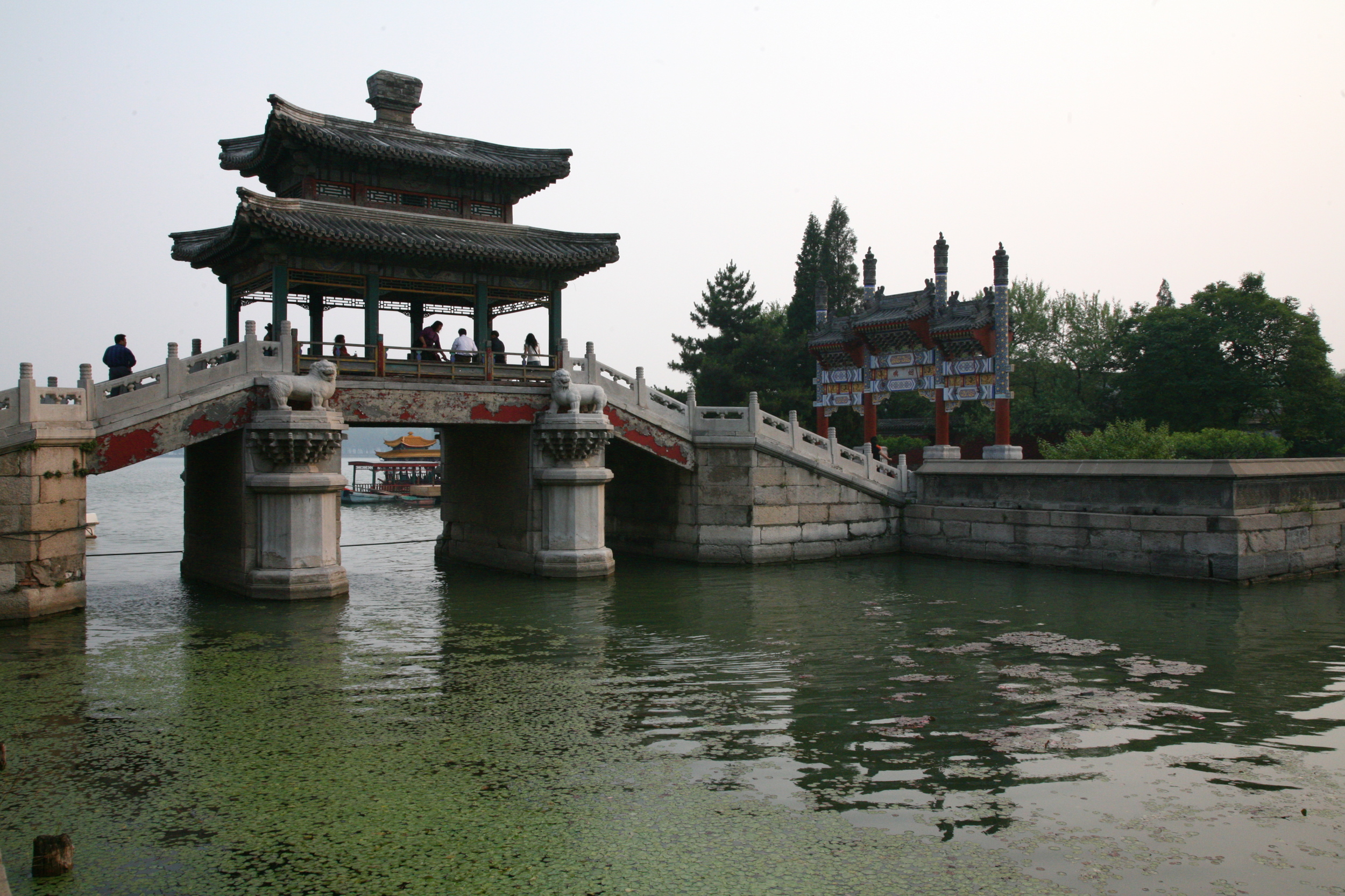  A decorative bridge on the incredible grounds 