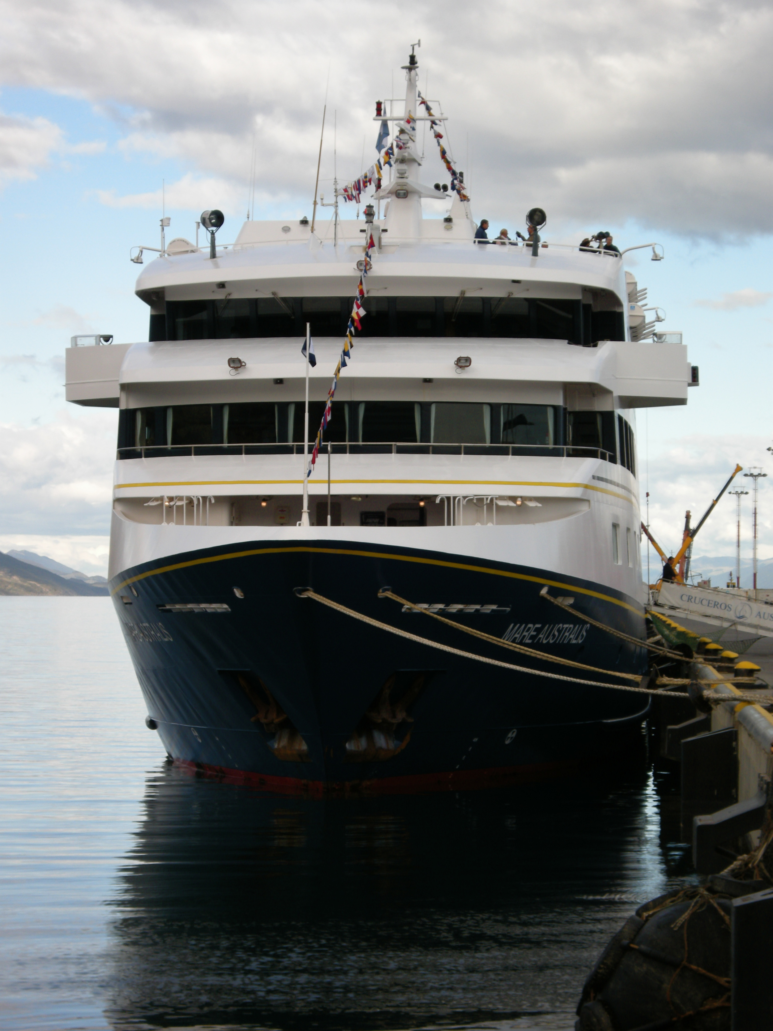  Mare Australis -- our cruise ship-- prior to our evening departure 