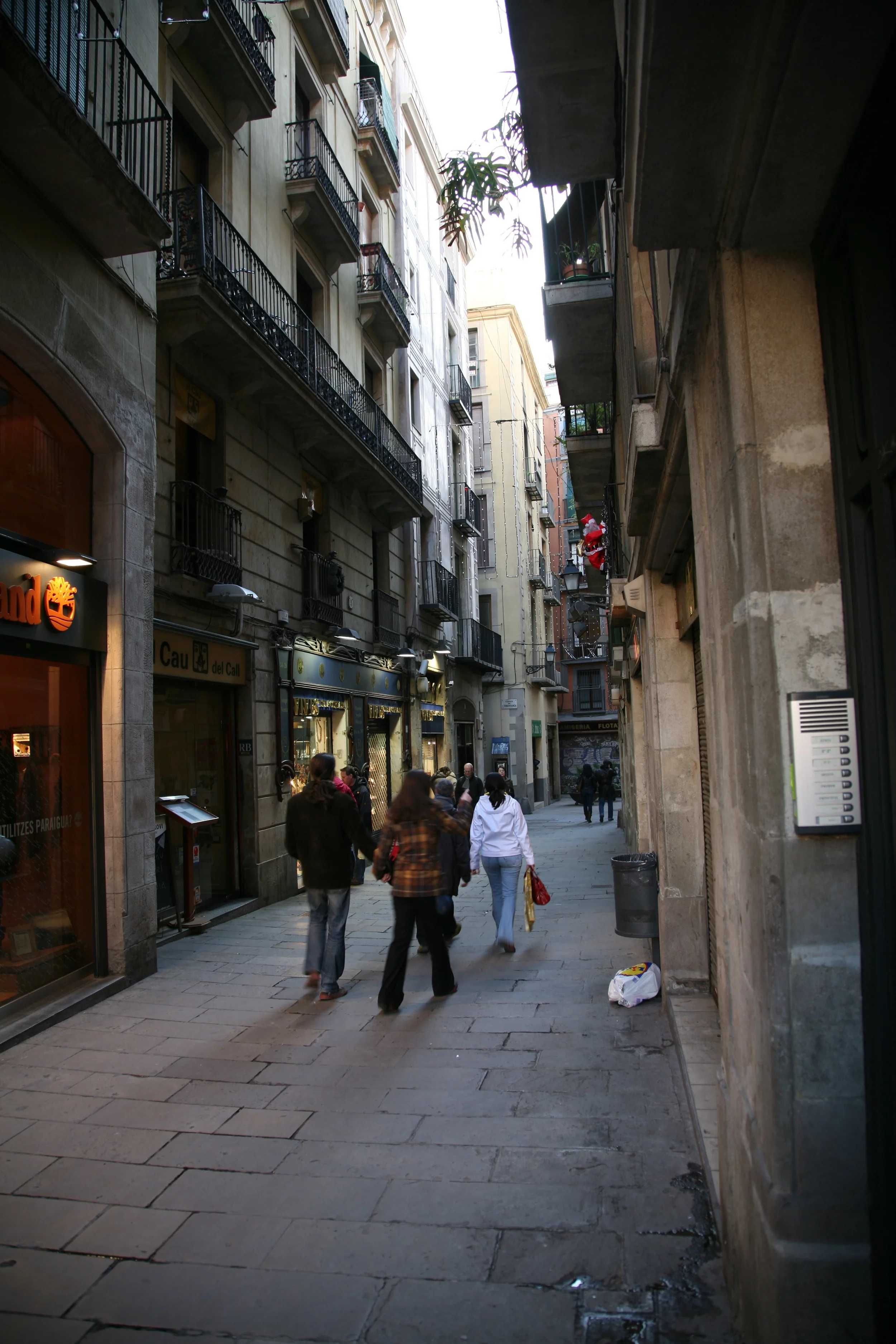  Narrow streets of the gothic quarter 