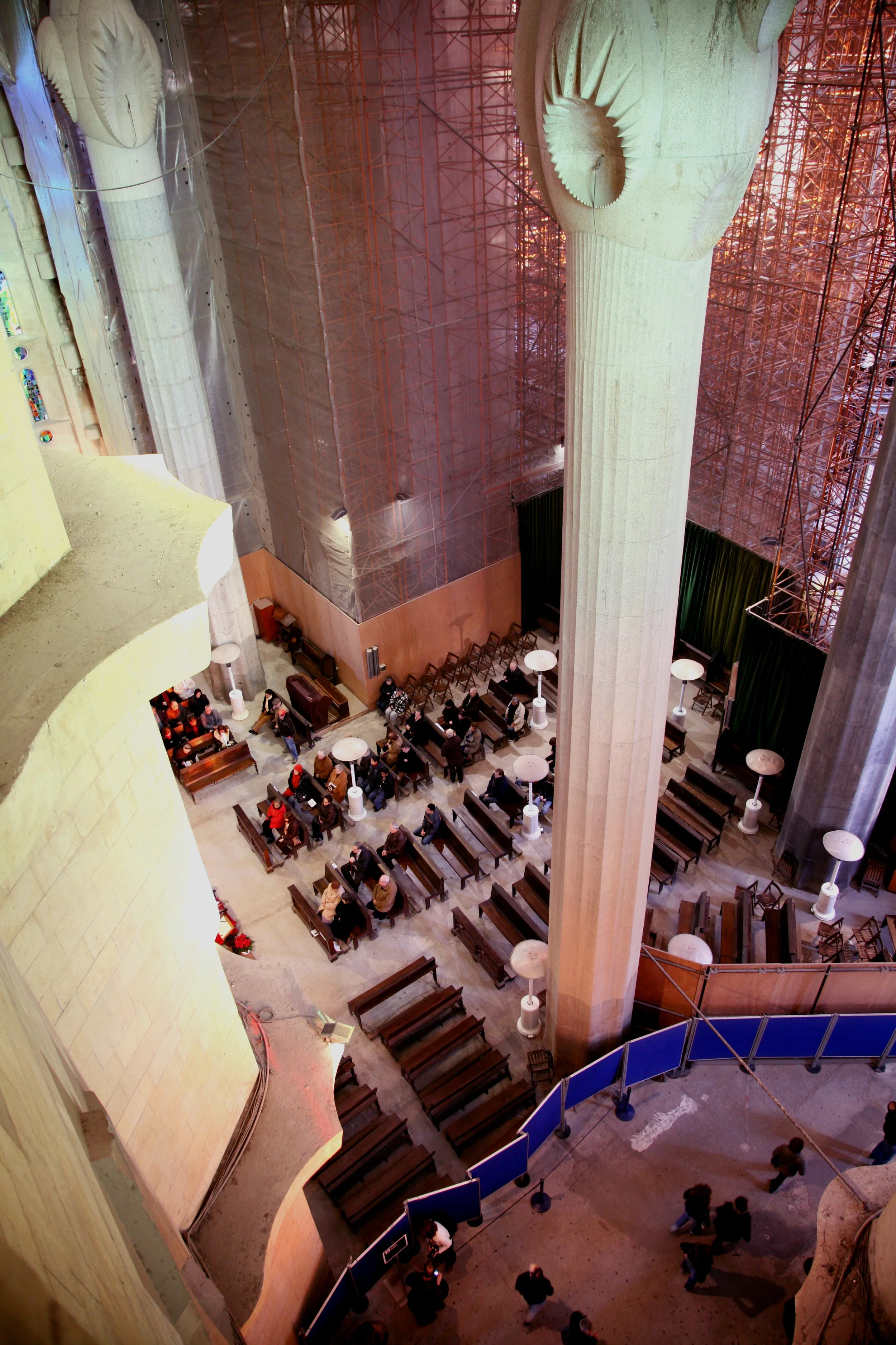  Despite not having a roof or permanent seating they still do Sunday service  