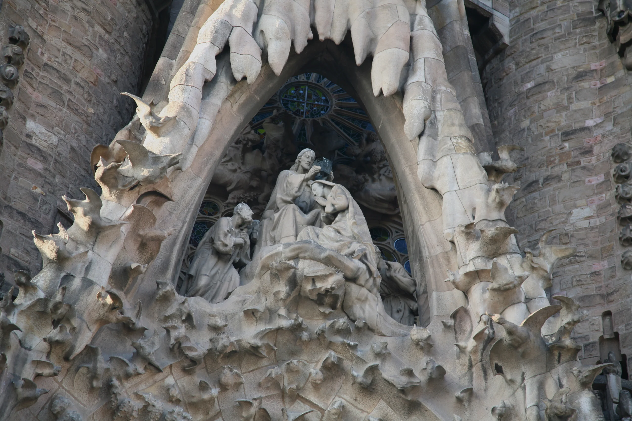  Some of the details of the facade 