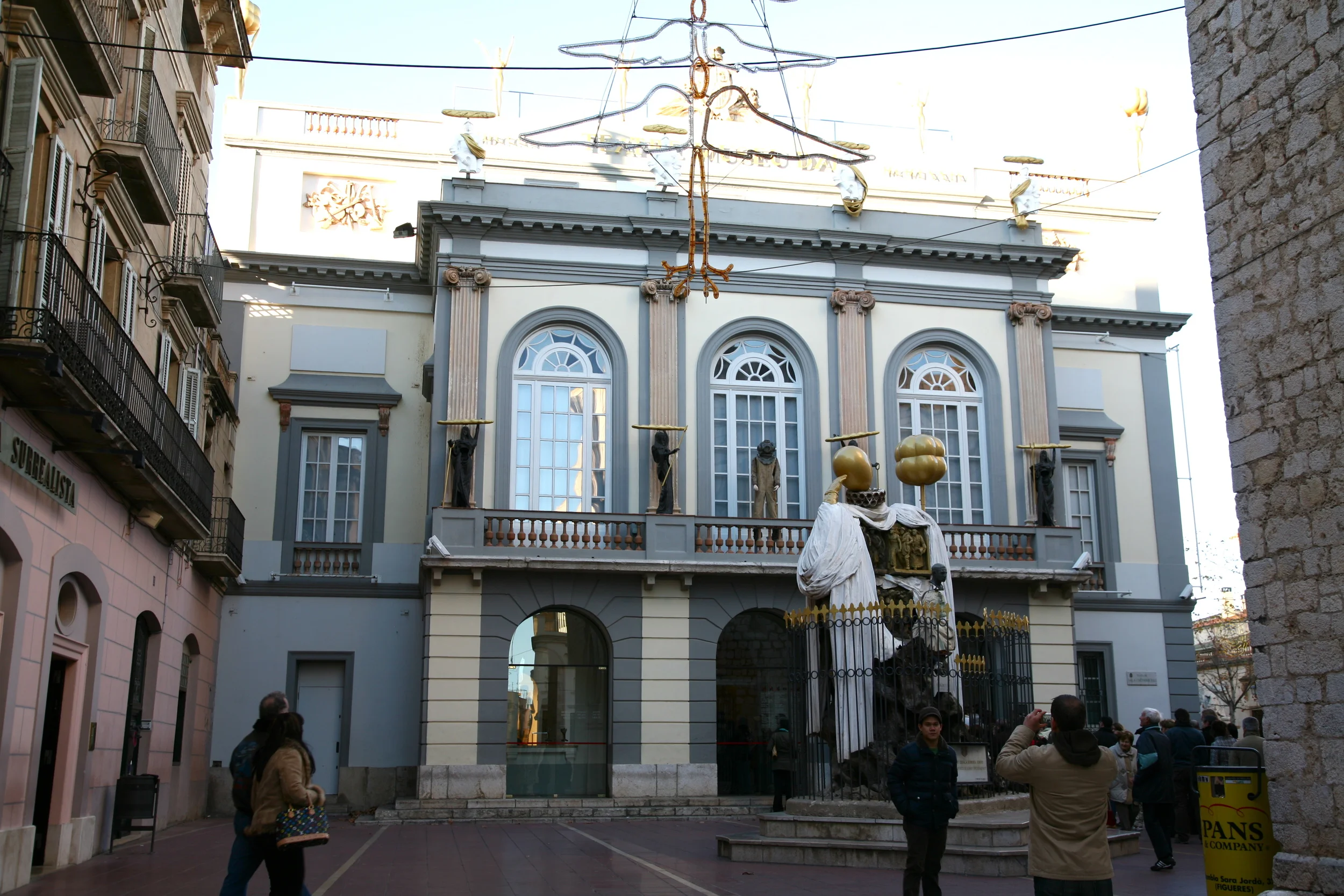  The exterior of the Dali Museum in Figueres after a frustratingly slow ride on the Train in Spain 