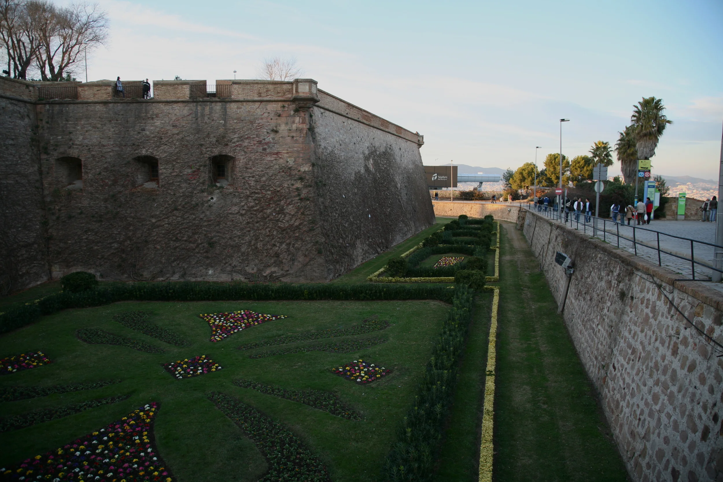  Castle moat and exterior walls 