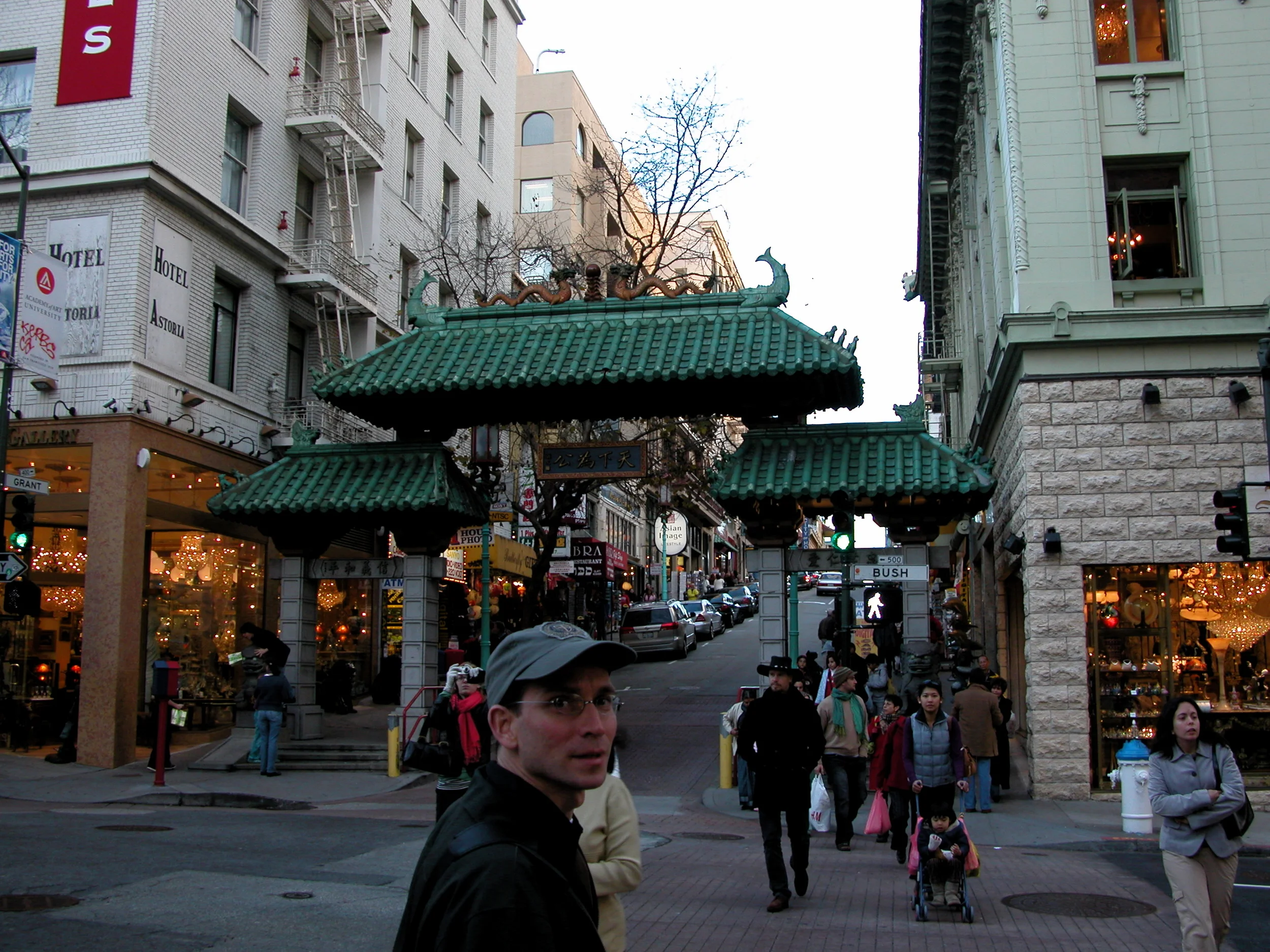  Me in front of the gate to Chinatown 