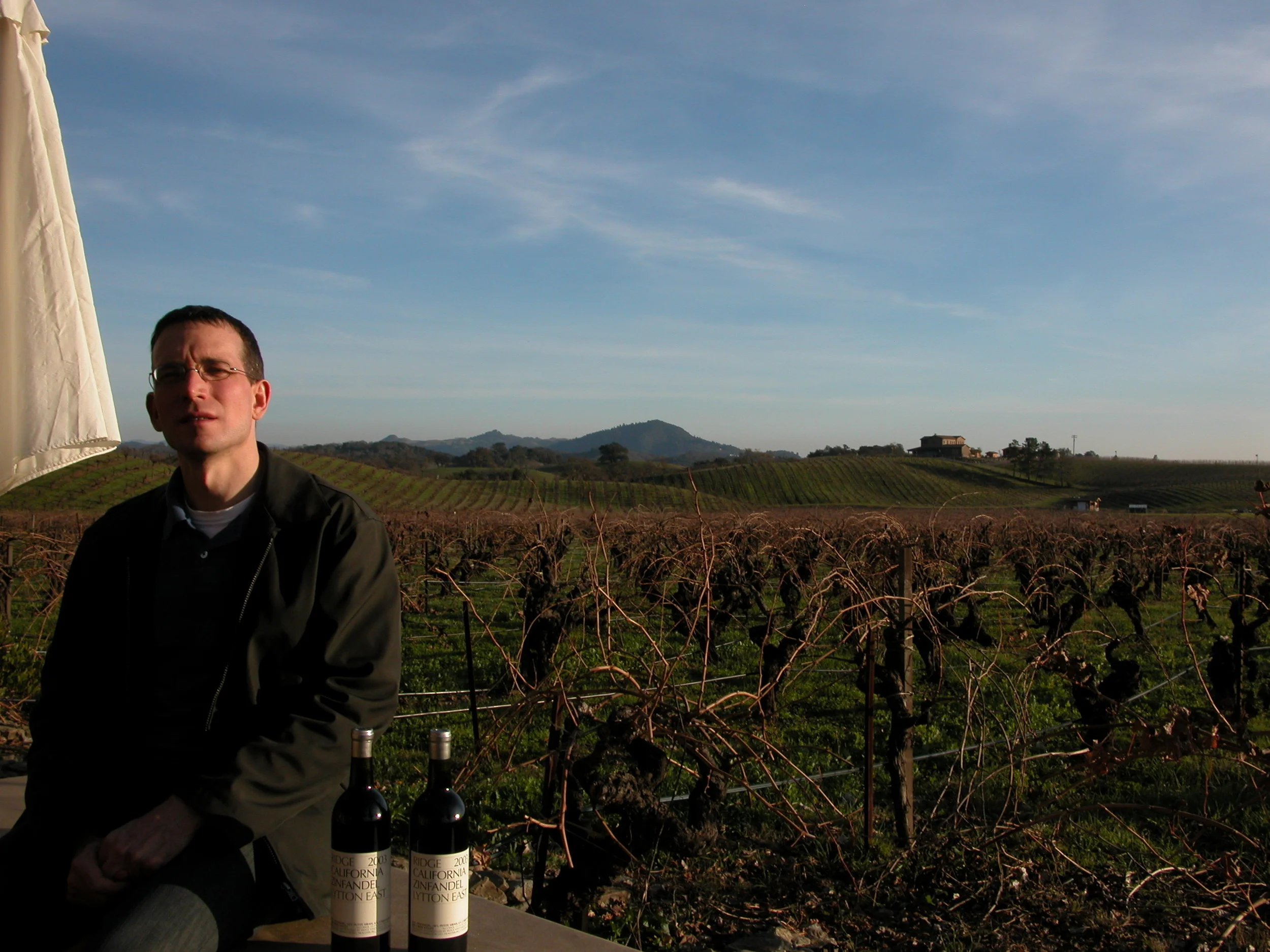  Me at the Ridge Lytton Springs winery in Sonoma 