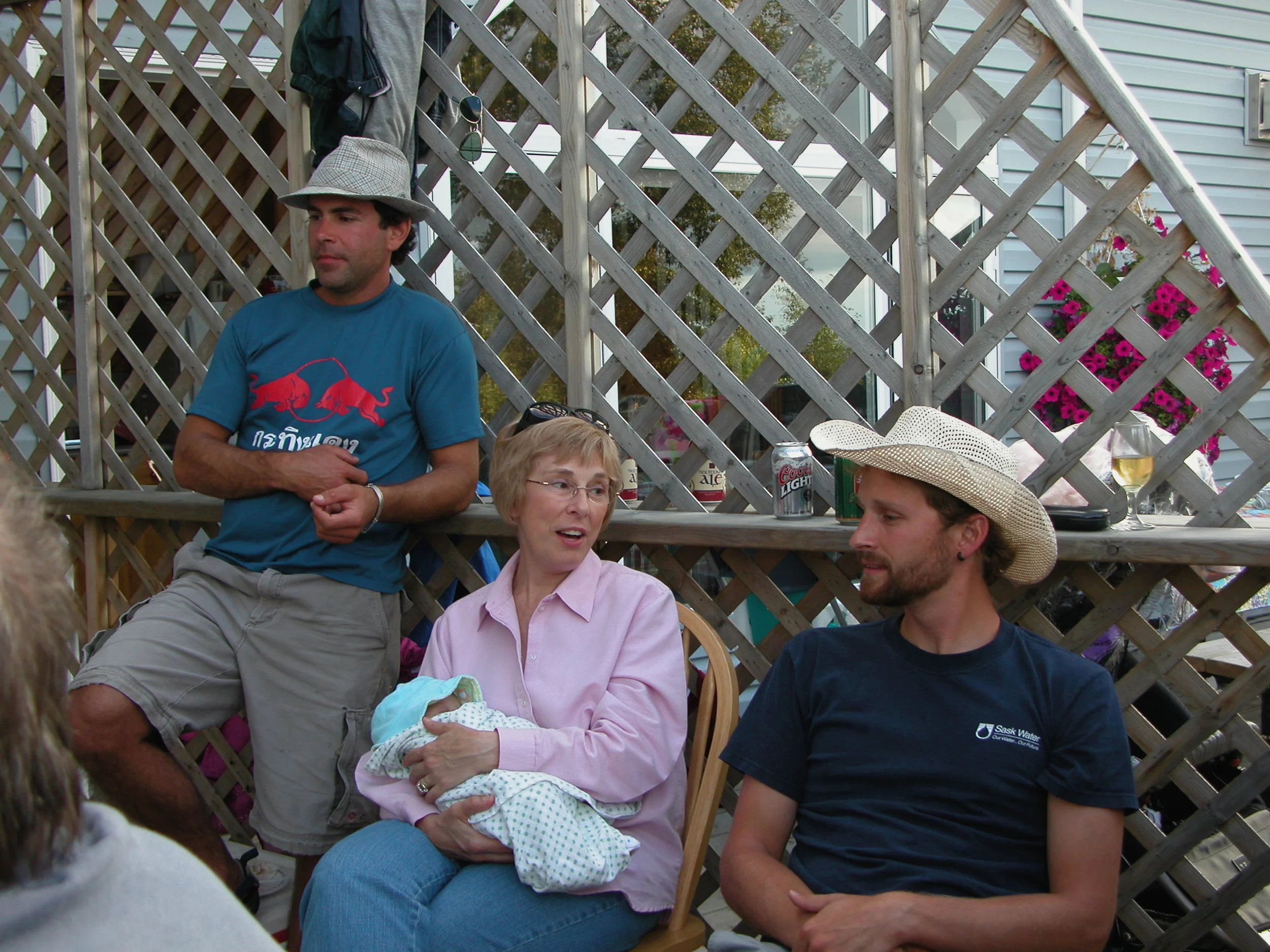  Jim, Lea (with Patrick, Roberta and Shawn’s newborn) and Ryan 