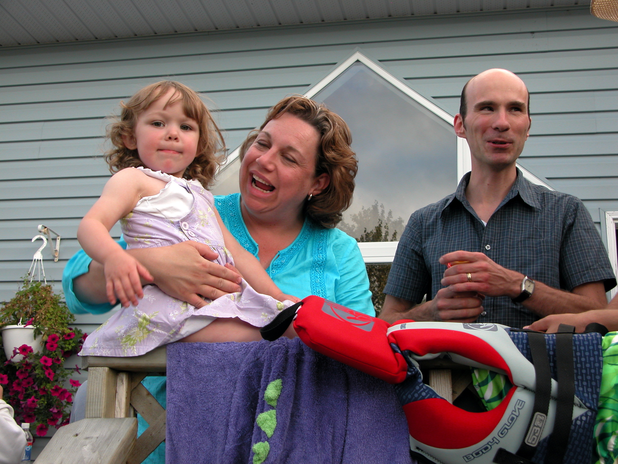  Catherine with parents, Patricia, and James 