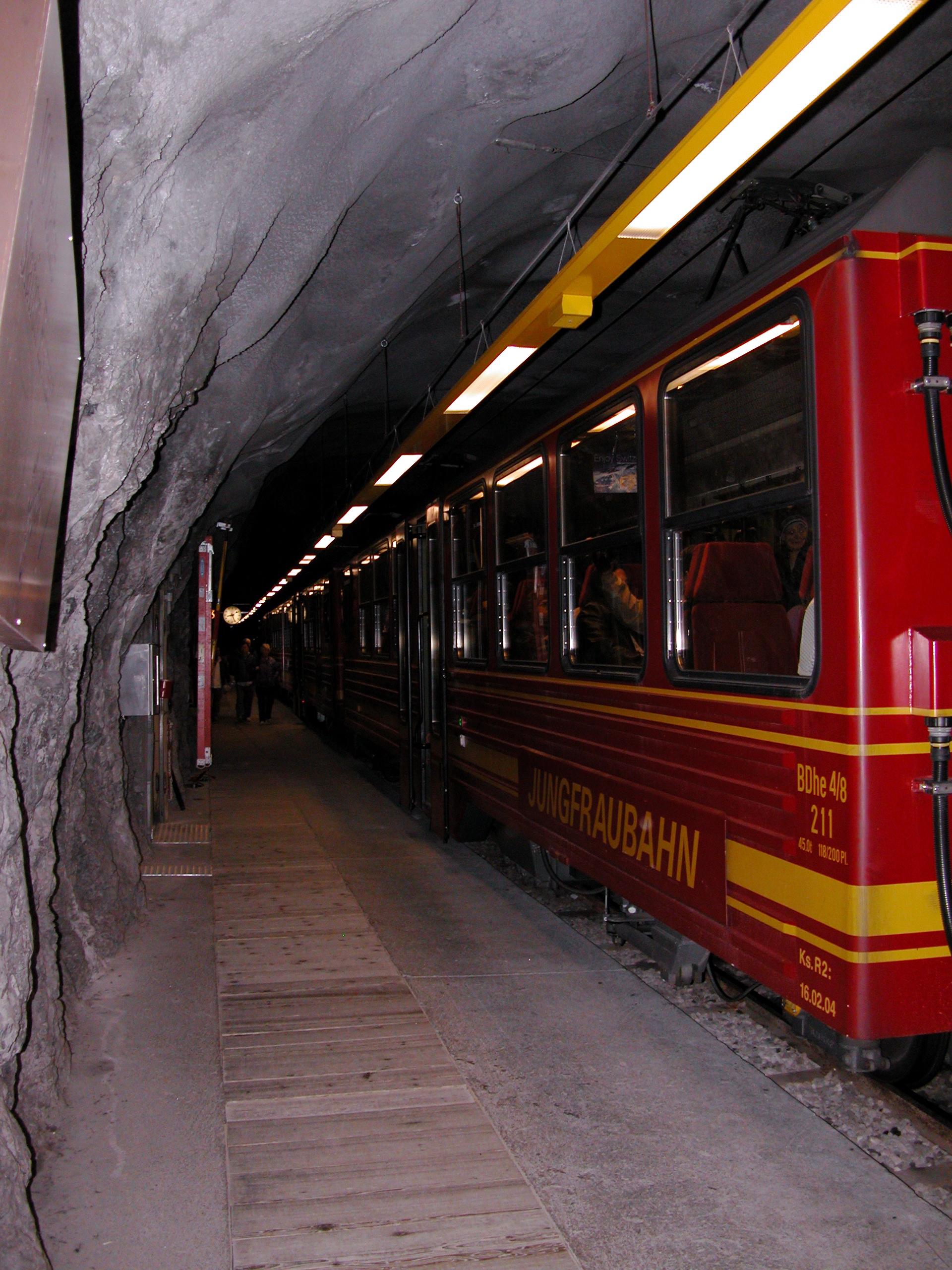 Jungfraujoch Train to highest station in Europe, the last third is all underground&nbsp; 
