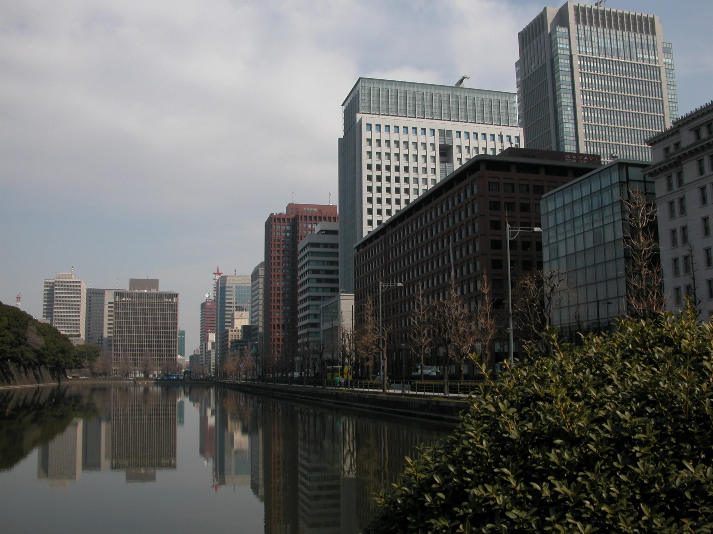  Skyline Along Imperial Palace moat 
