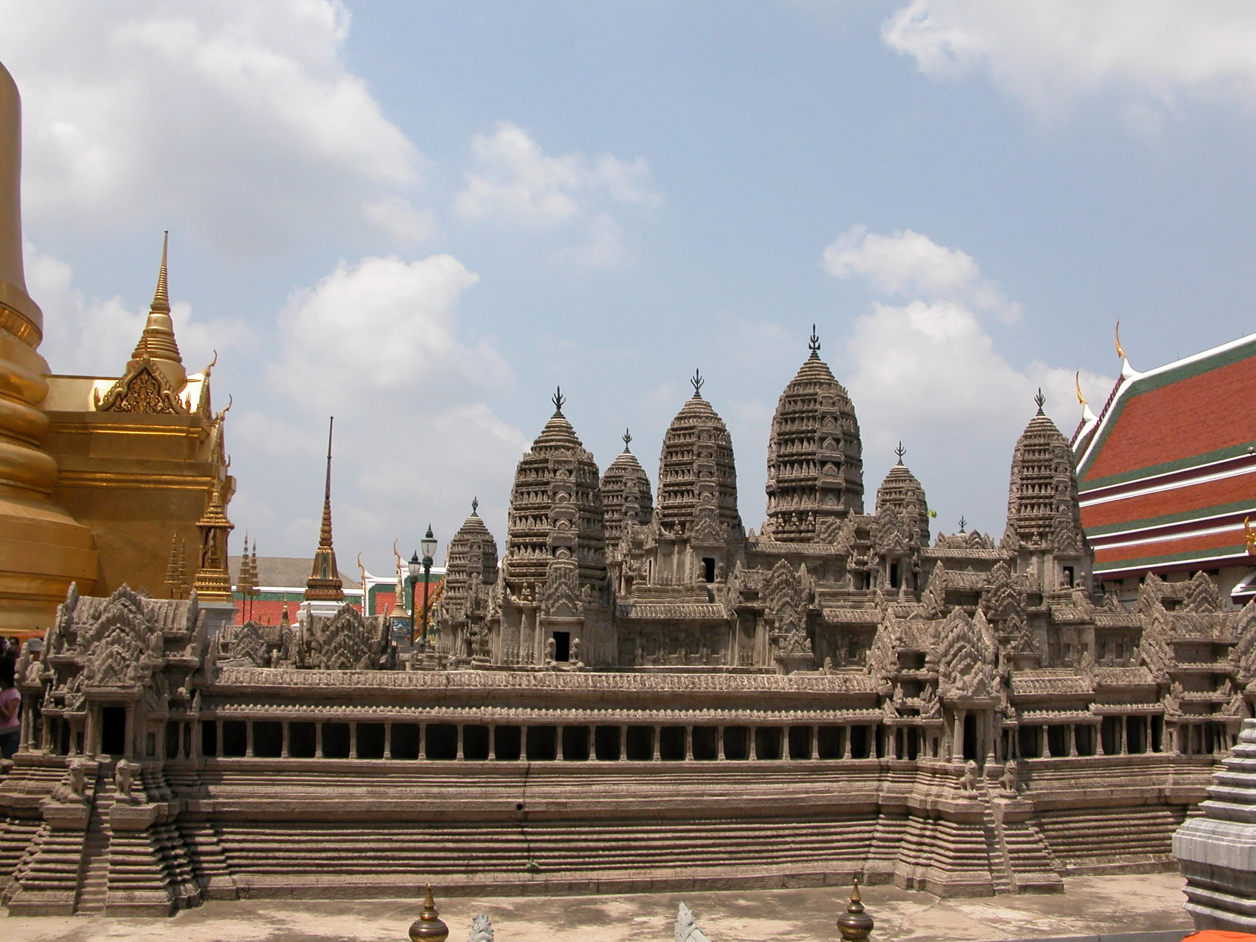  Angkor Wat replica in the Grand Palace grounds 