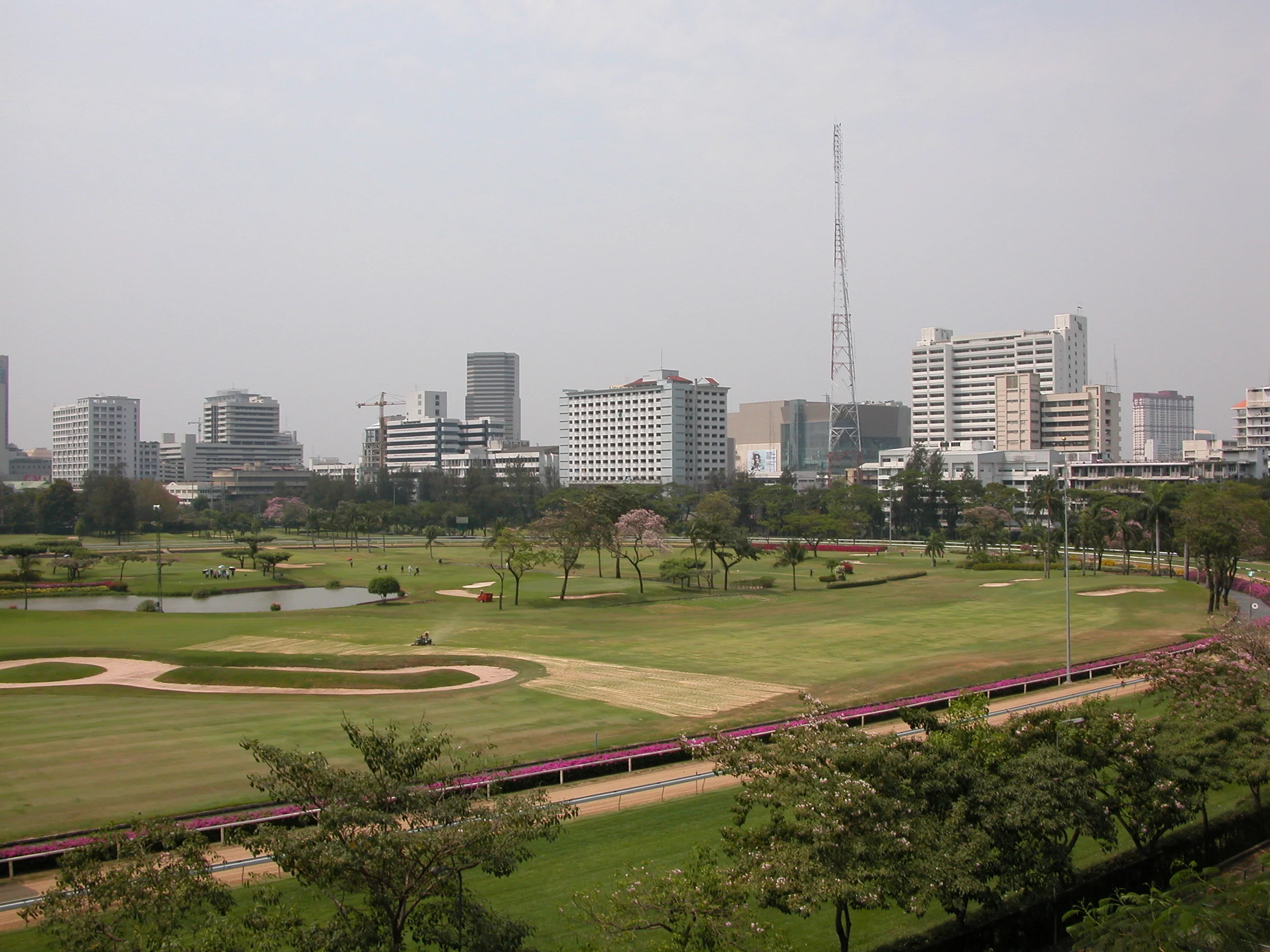  Royal Bangkok Sportsclub and Bangkok skyline 