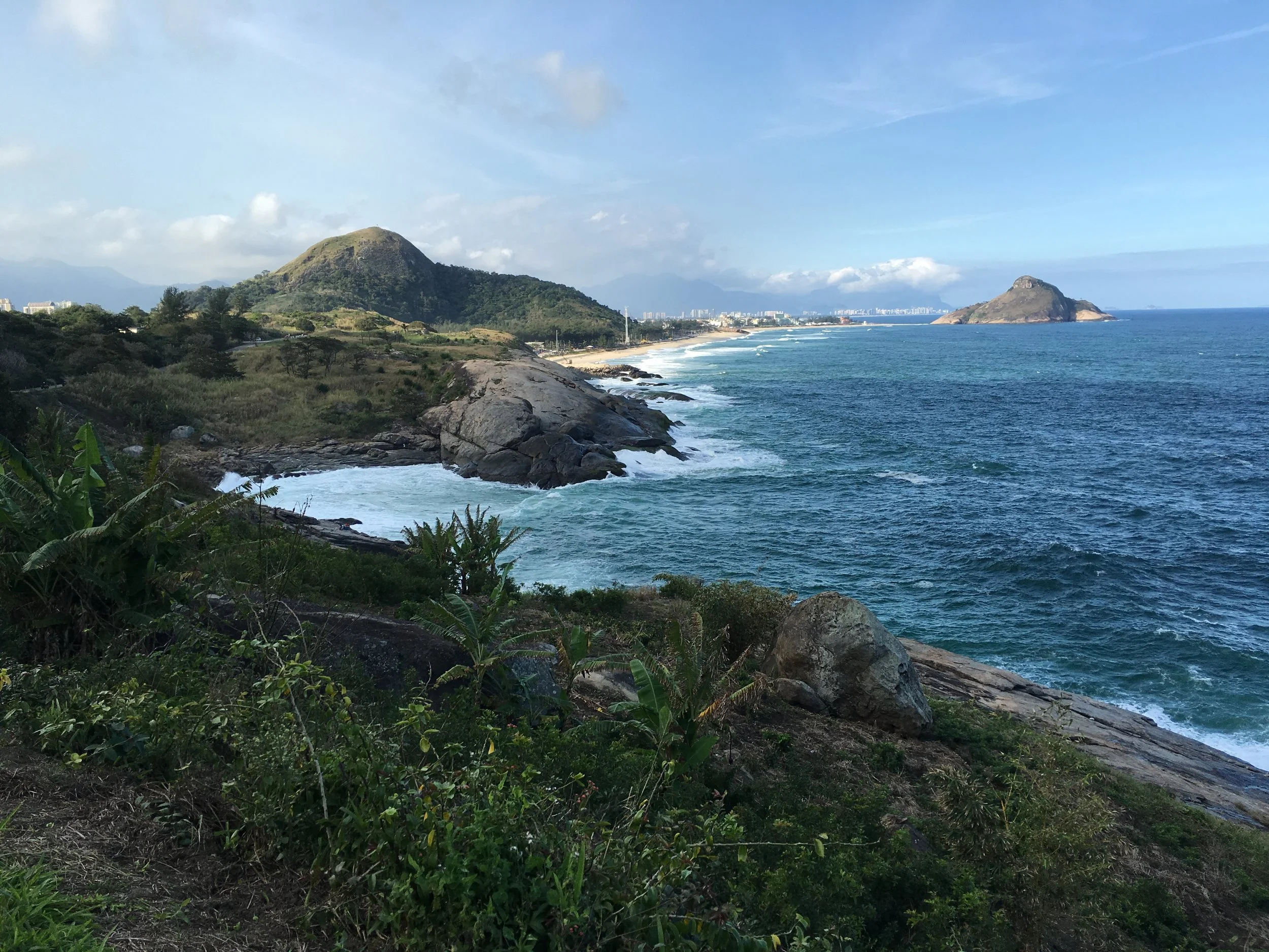  Walking our way back up the coast towards the hotel 