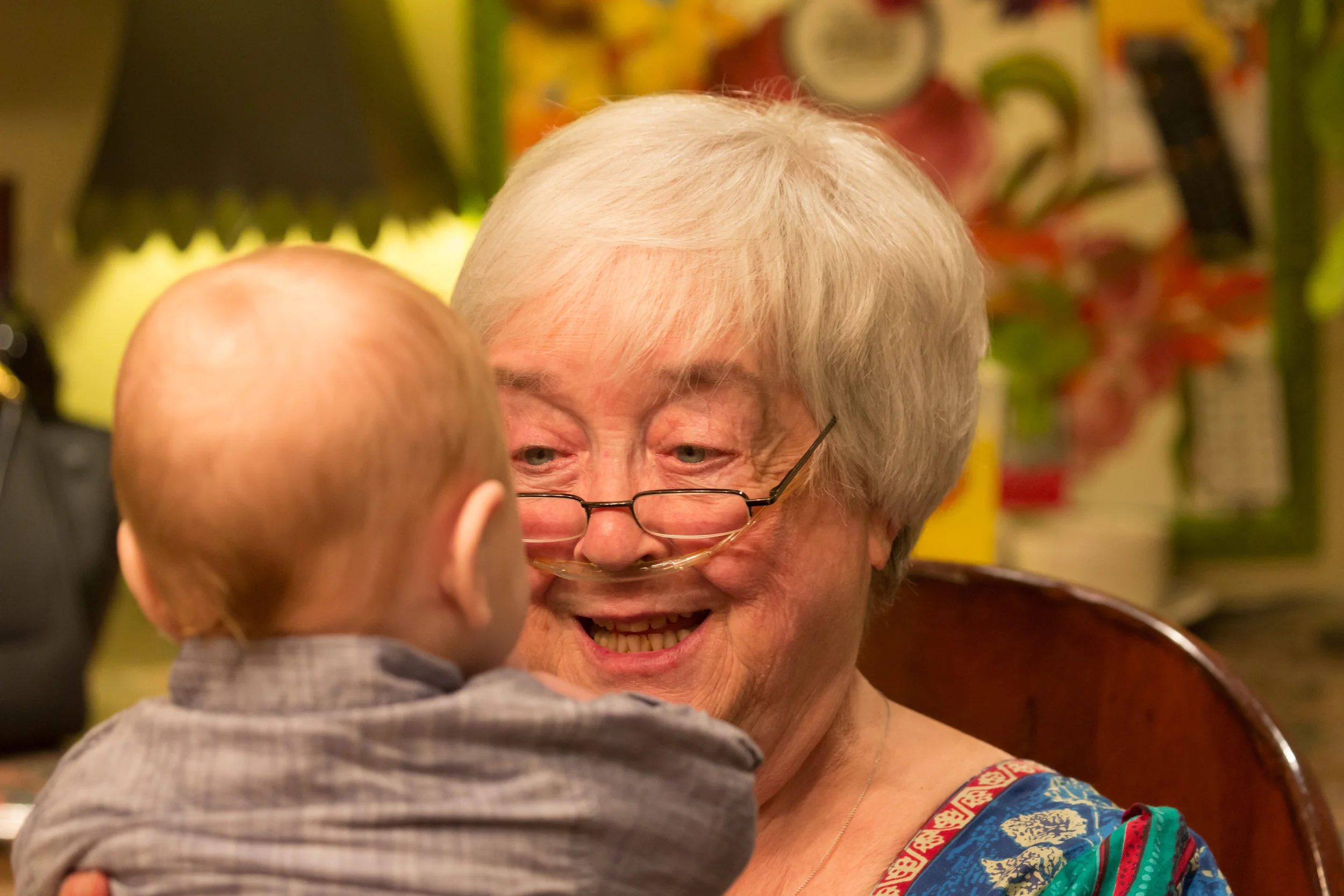  Great grandmother Jeanne with Wilder 